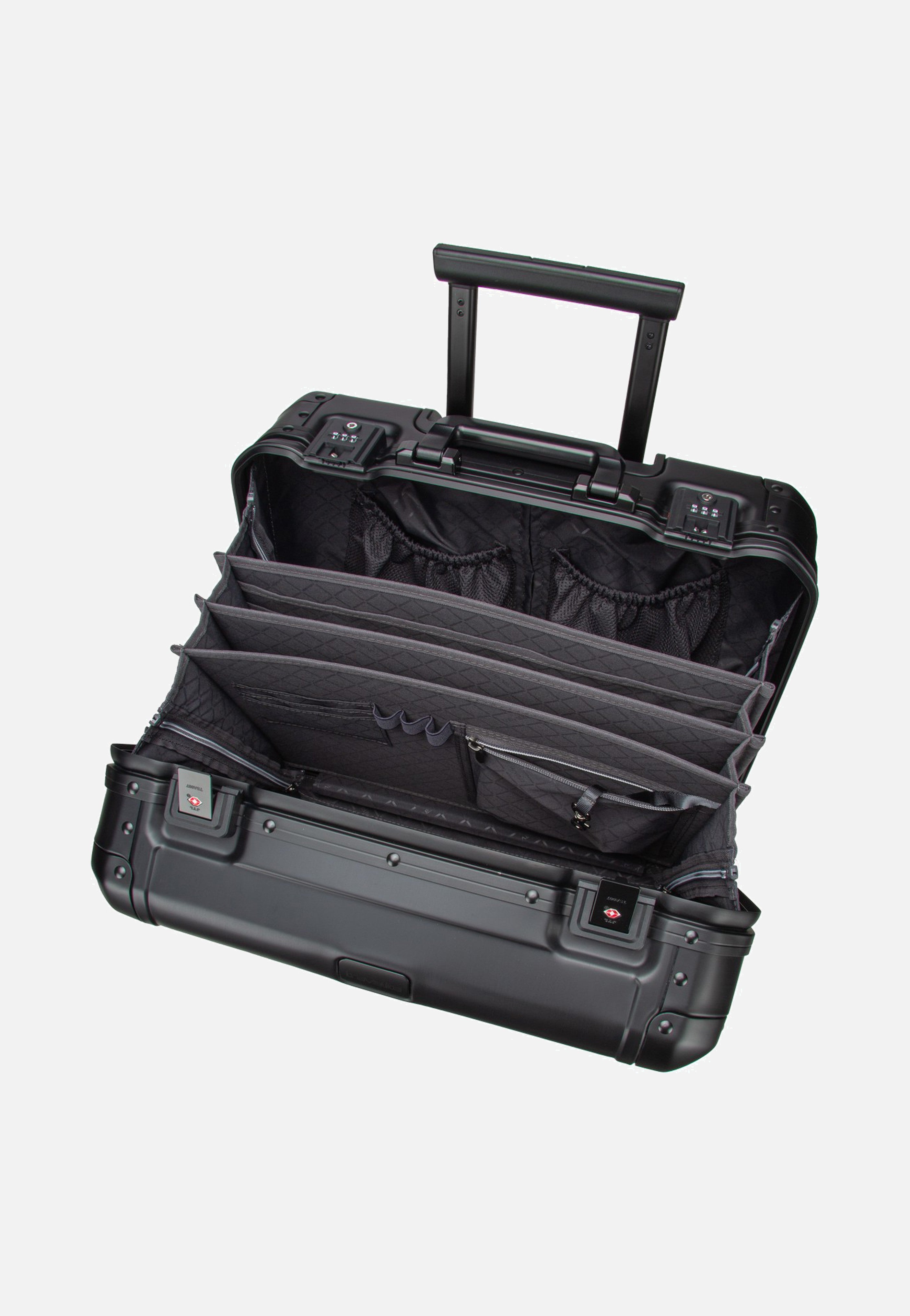 travelite Next 4w Business Wheeler Schwarz Koffer