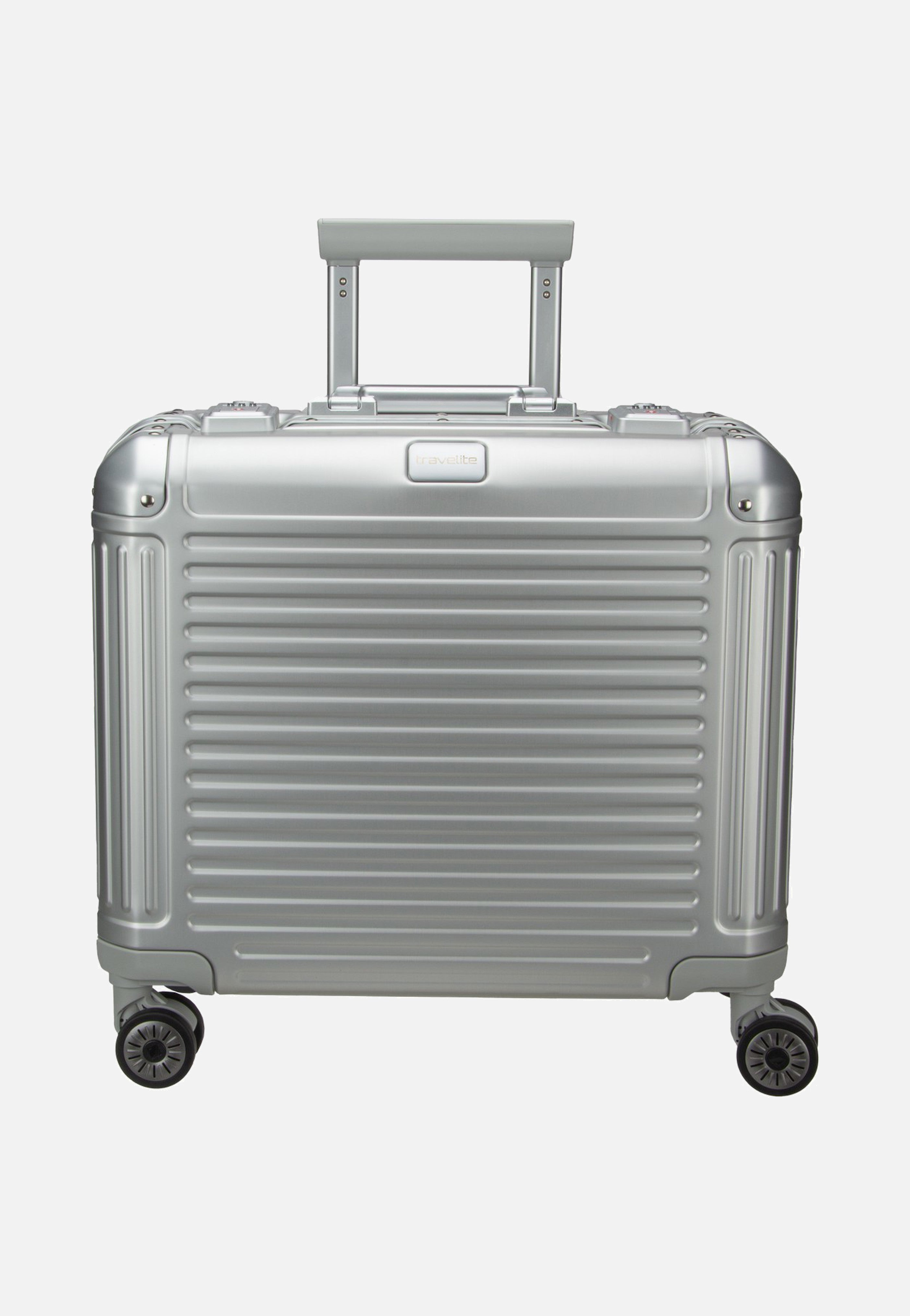 travelite Next 4w Business Wheeler Silber Koffer
