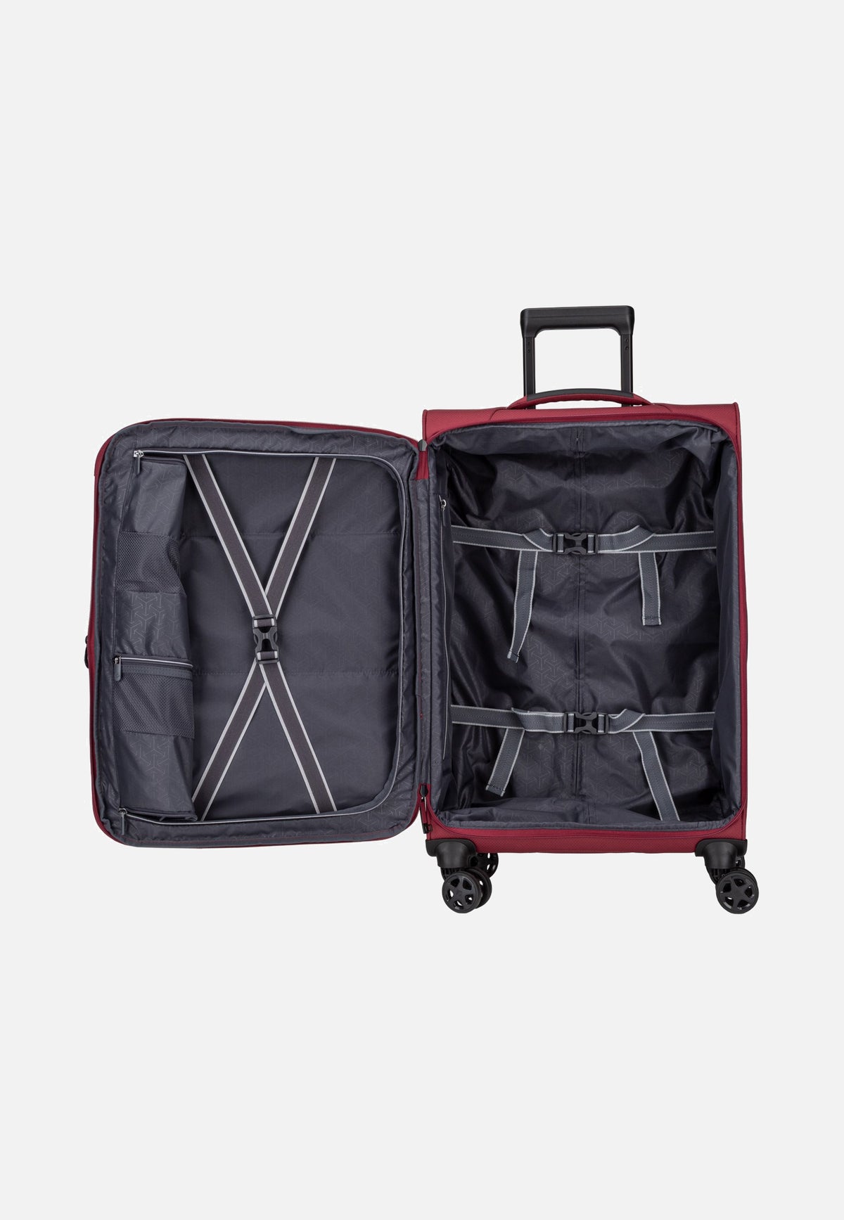 travelite Skaii Trolley 4w M exp. Red Koffer