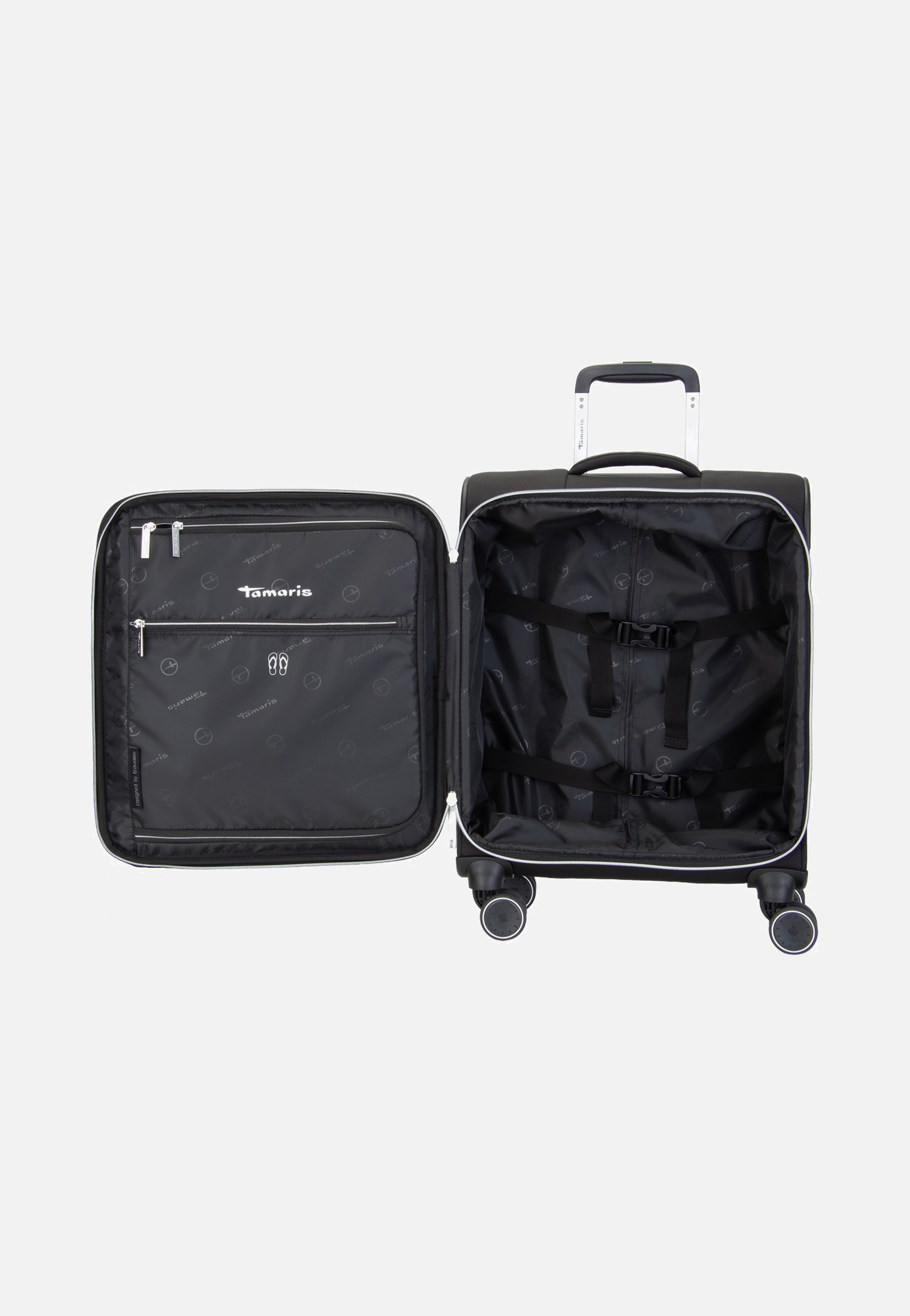 travelite x Tamaris Voyaage Trolley 4w S Black Suitcase