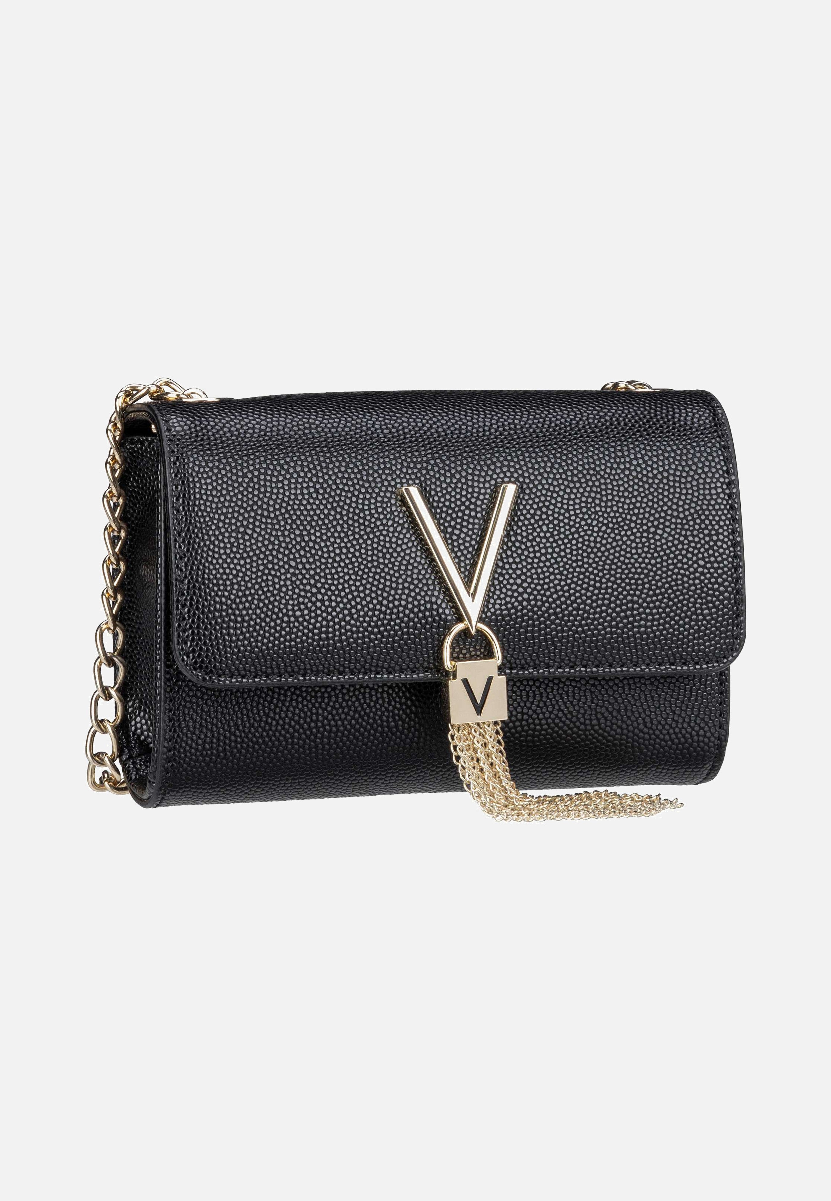 Valentino - Divina Pochette 03G Nero/Gold - Clutch | Women-Image
