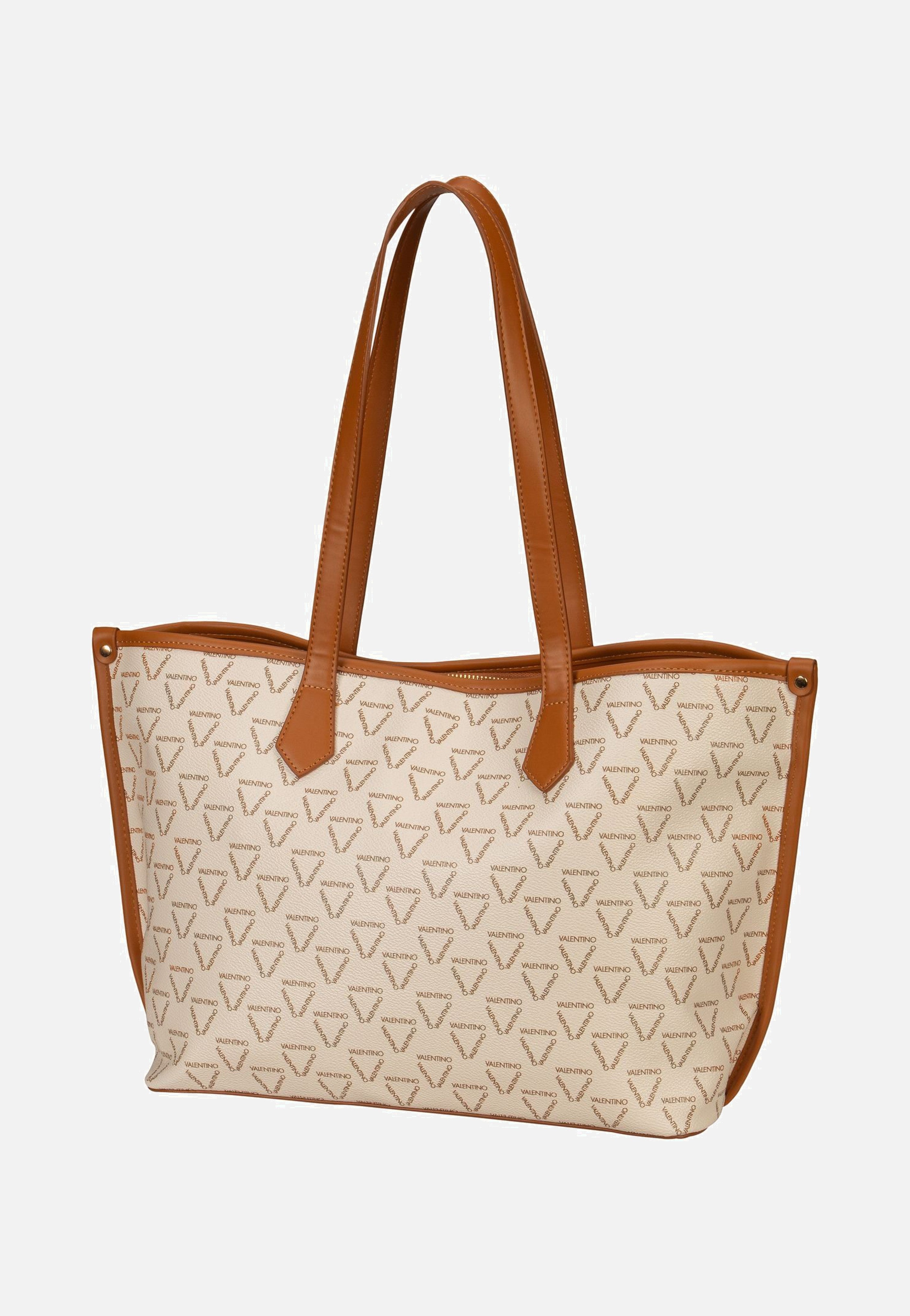 Valentino - Lady RE T02 Bianco/Cuoio - Shopper | Women-Image