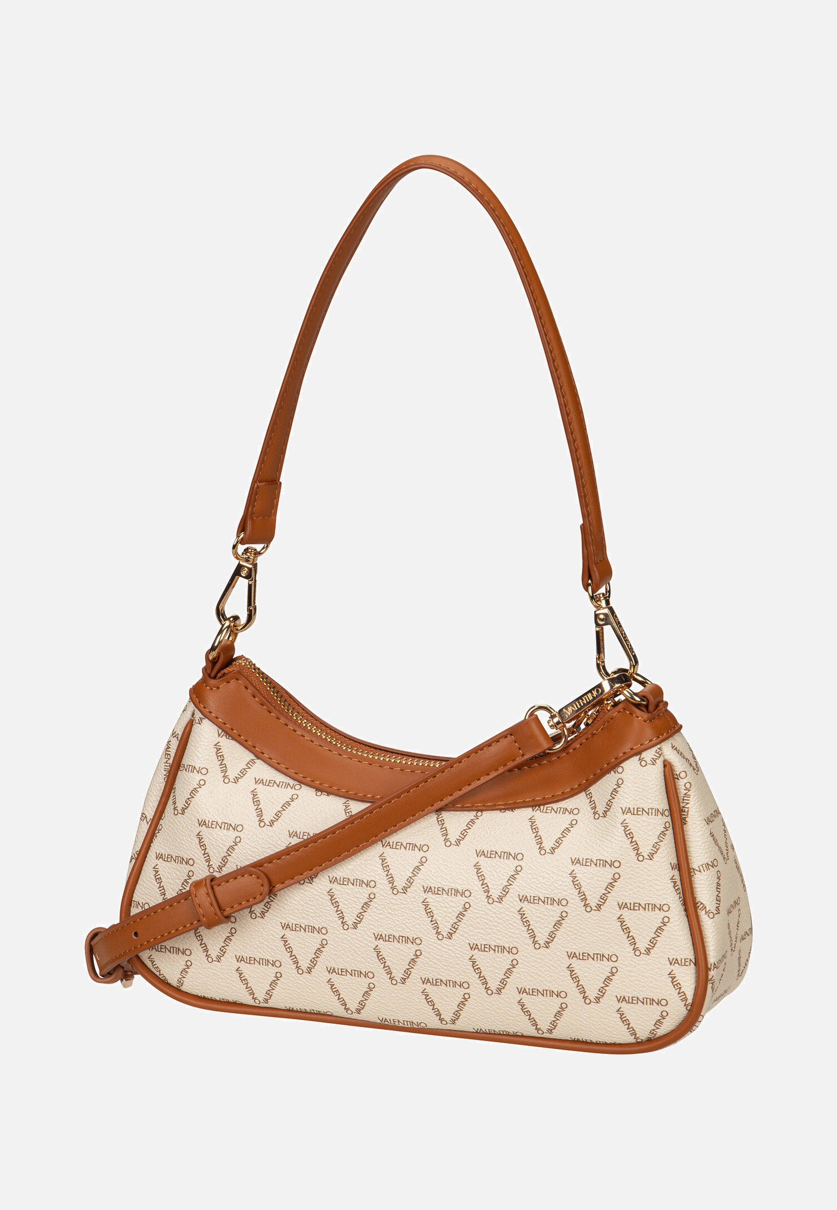 Valentino Lady RE T13 Bianco/Cuoio Schultertasche