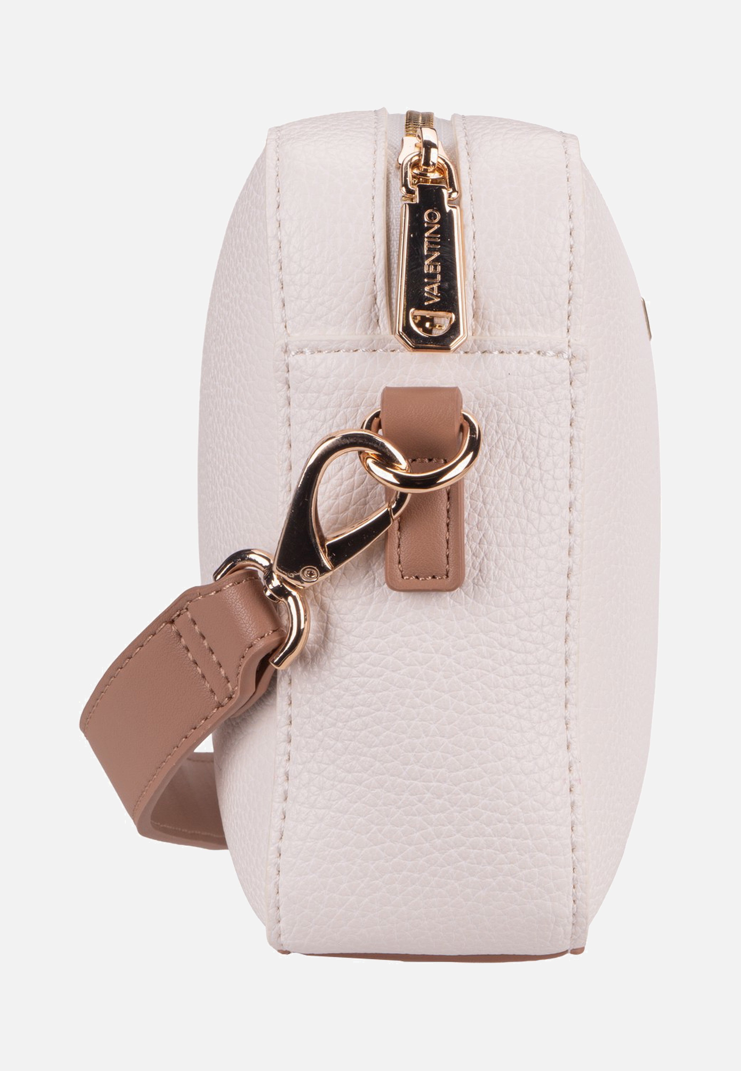 Valentino - Alexia 809 Bianco/Cuoio - Shoulder Bag | Women-Image