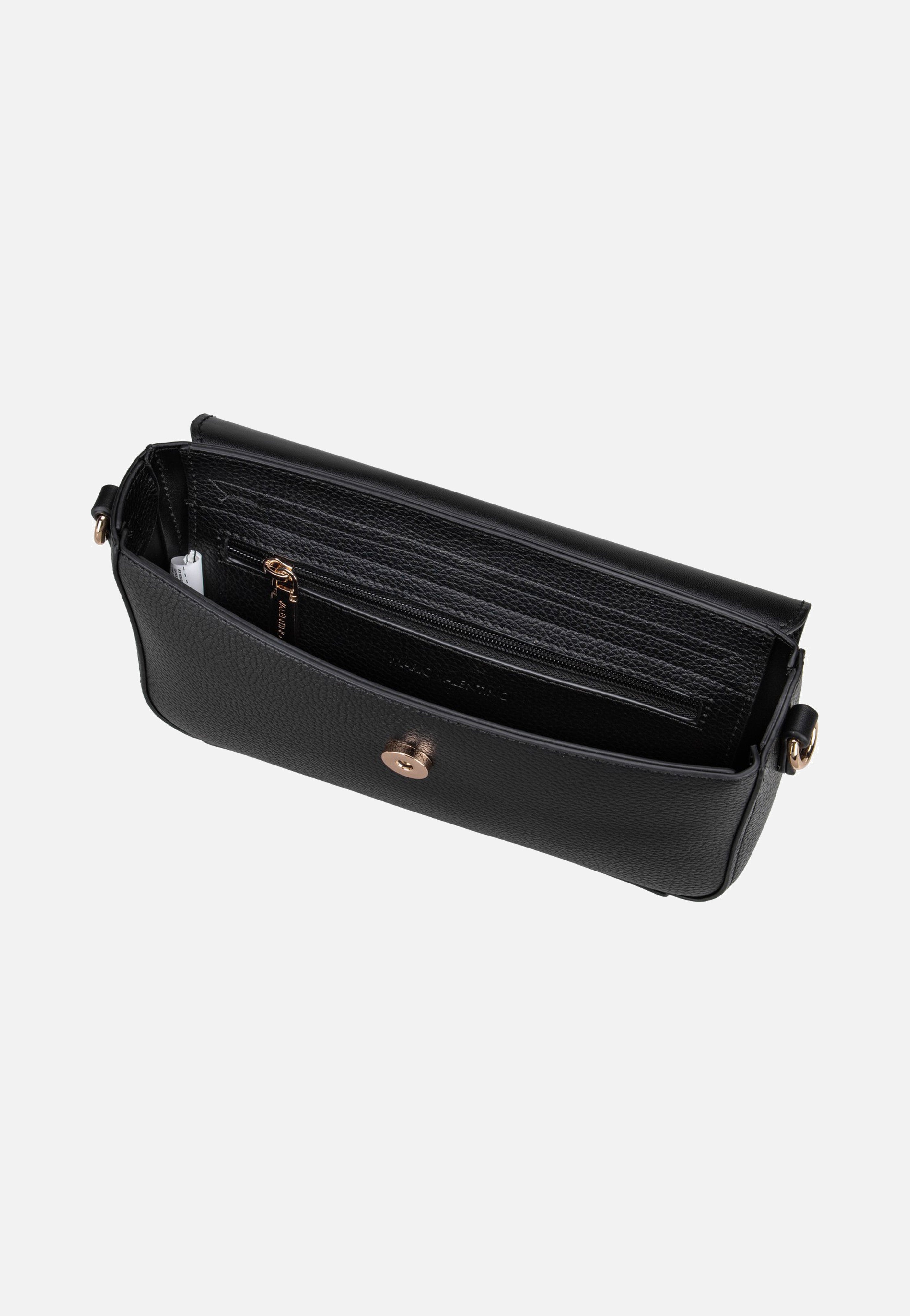 Valentino Alexia Flap Nero Schultertasche