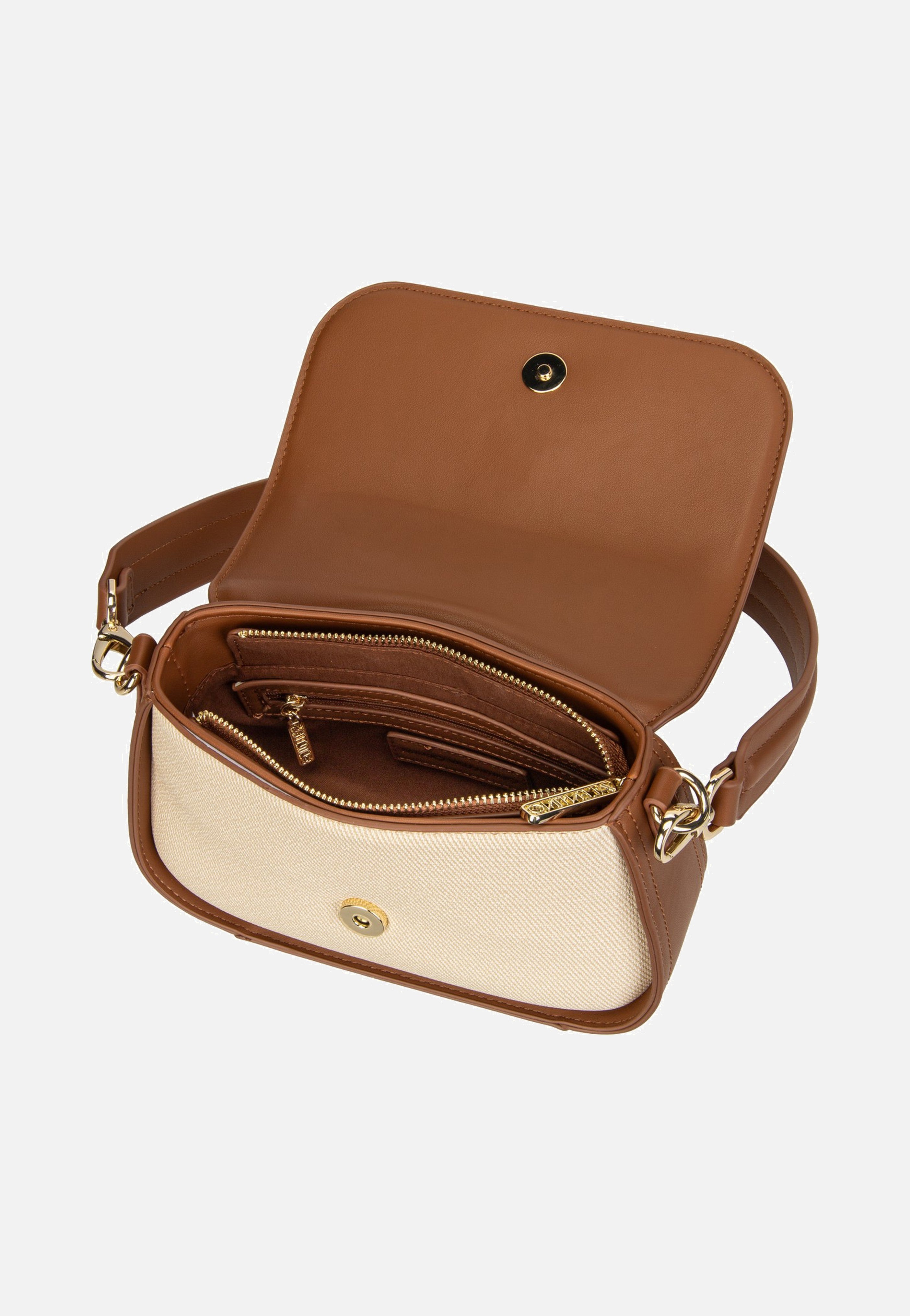 Valentino Atena Re S09 Naturale/Cuoio Schultertasche