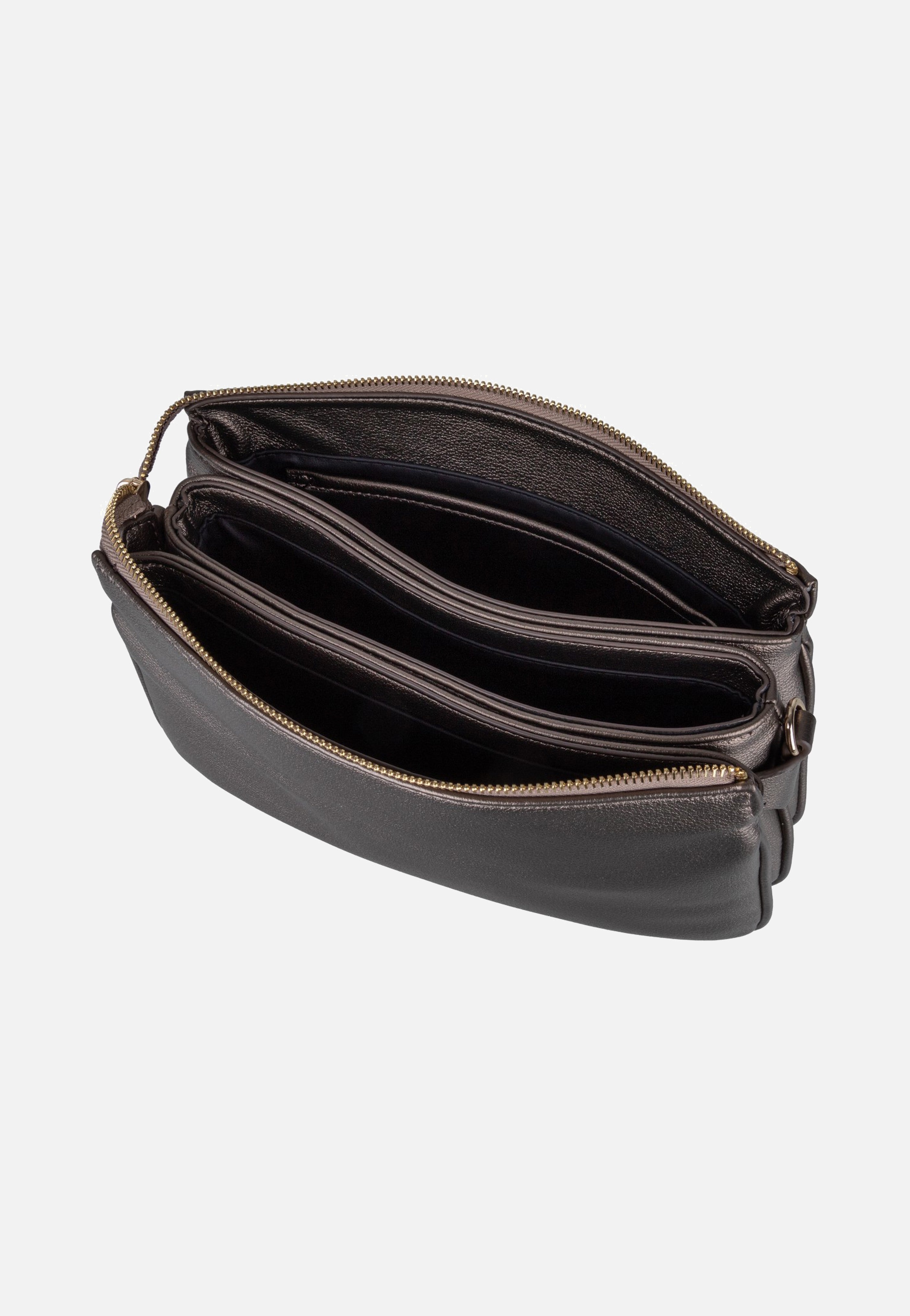 Valentino Barn O42 Gun Metal Crossbody Bag
