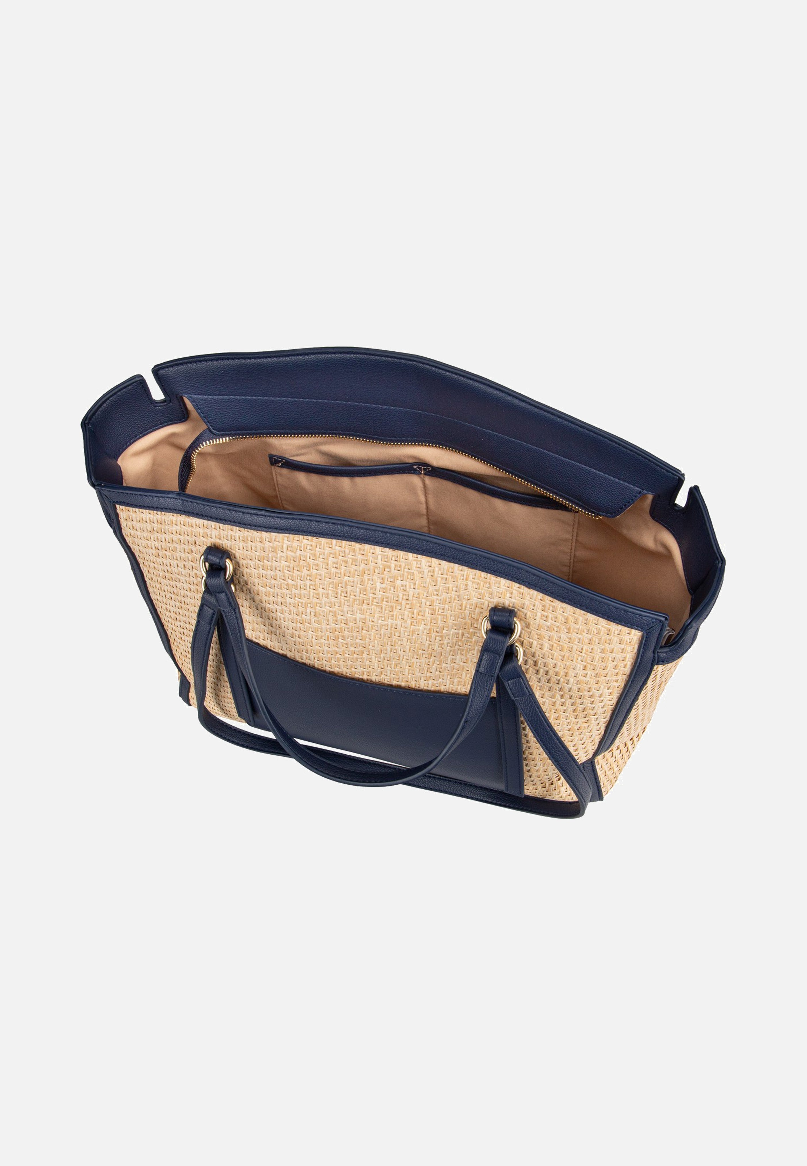 Valentino - Demetra 901 Naturale/Blu - Shopper | Women-Image