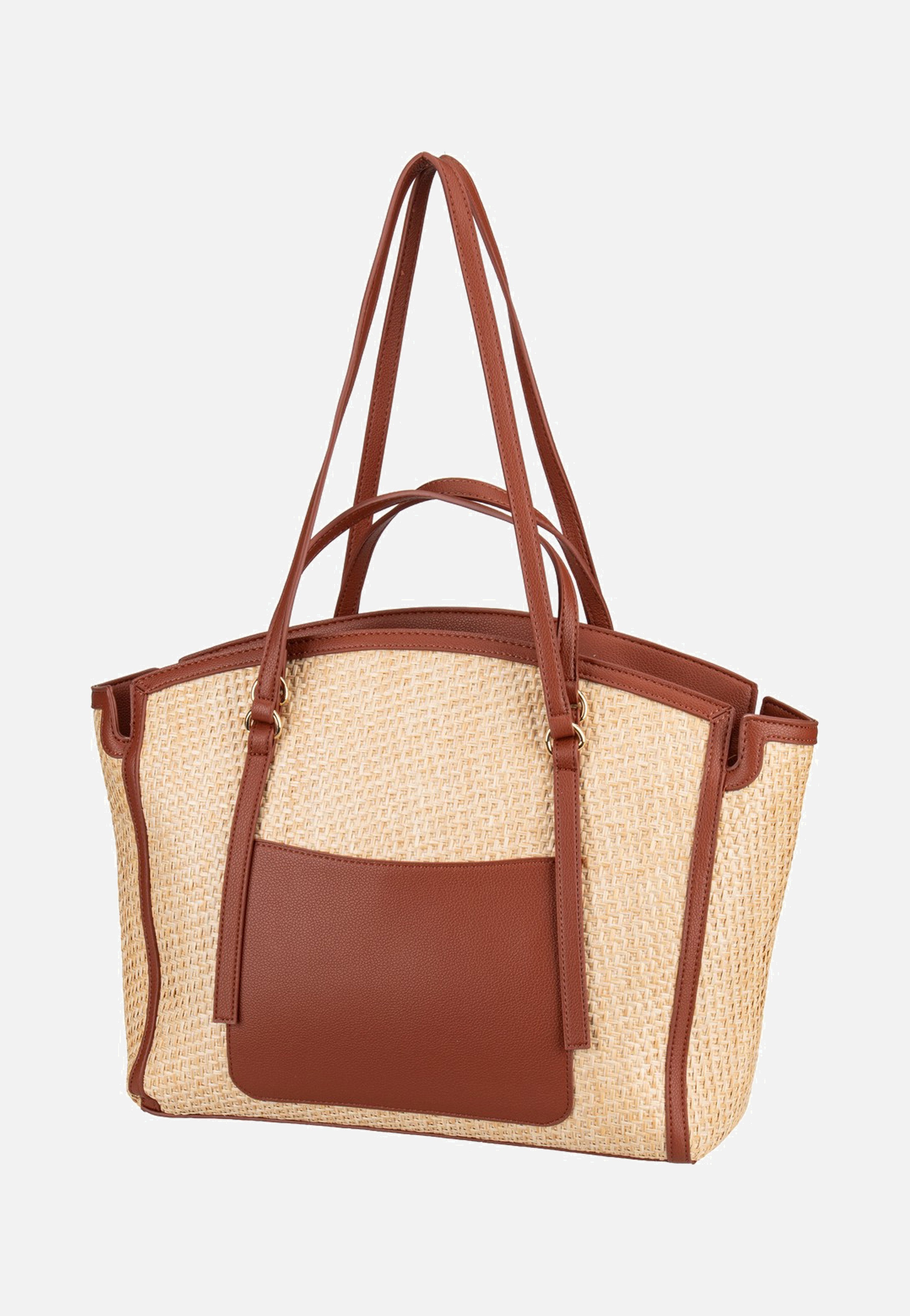 Valentino - Demetra 901 Naturale/Cuoio - Shopper | Women-Image