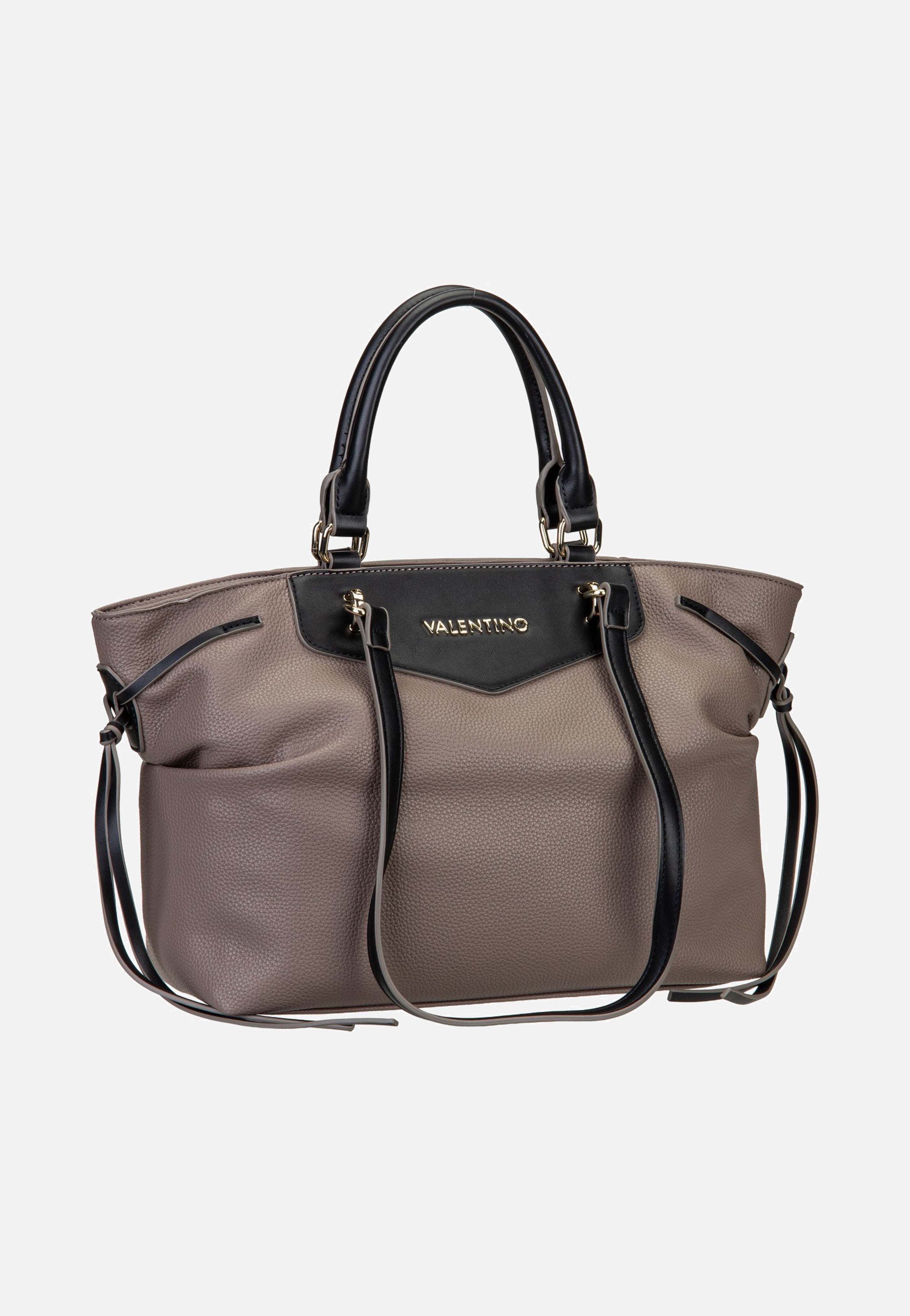 Valentino Fiamma Re 5Y04 Taupe/Nero Tote Bag