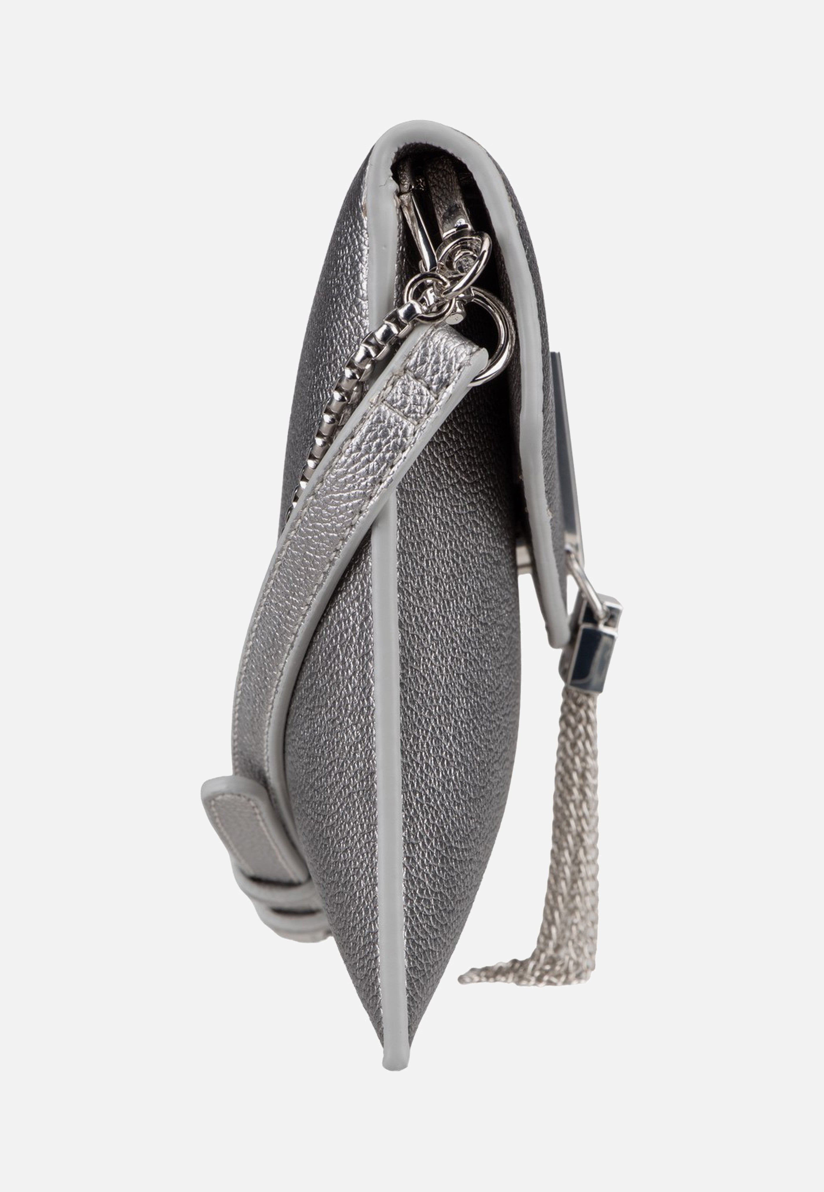 Valentino Luxe J17 Argento Clutch