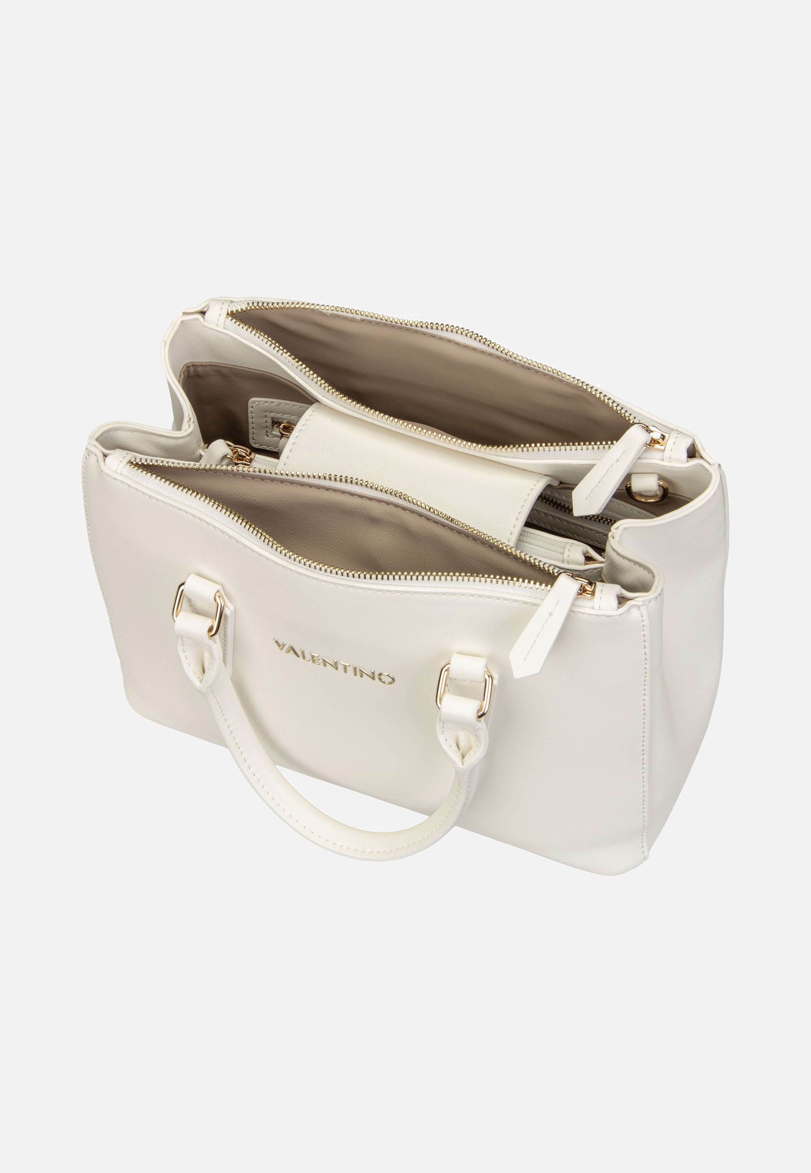 Valentino Zero Re Shopping 302 Bianco Satchel