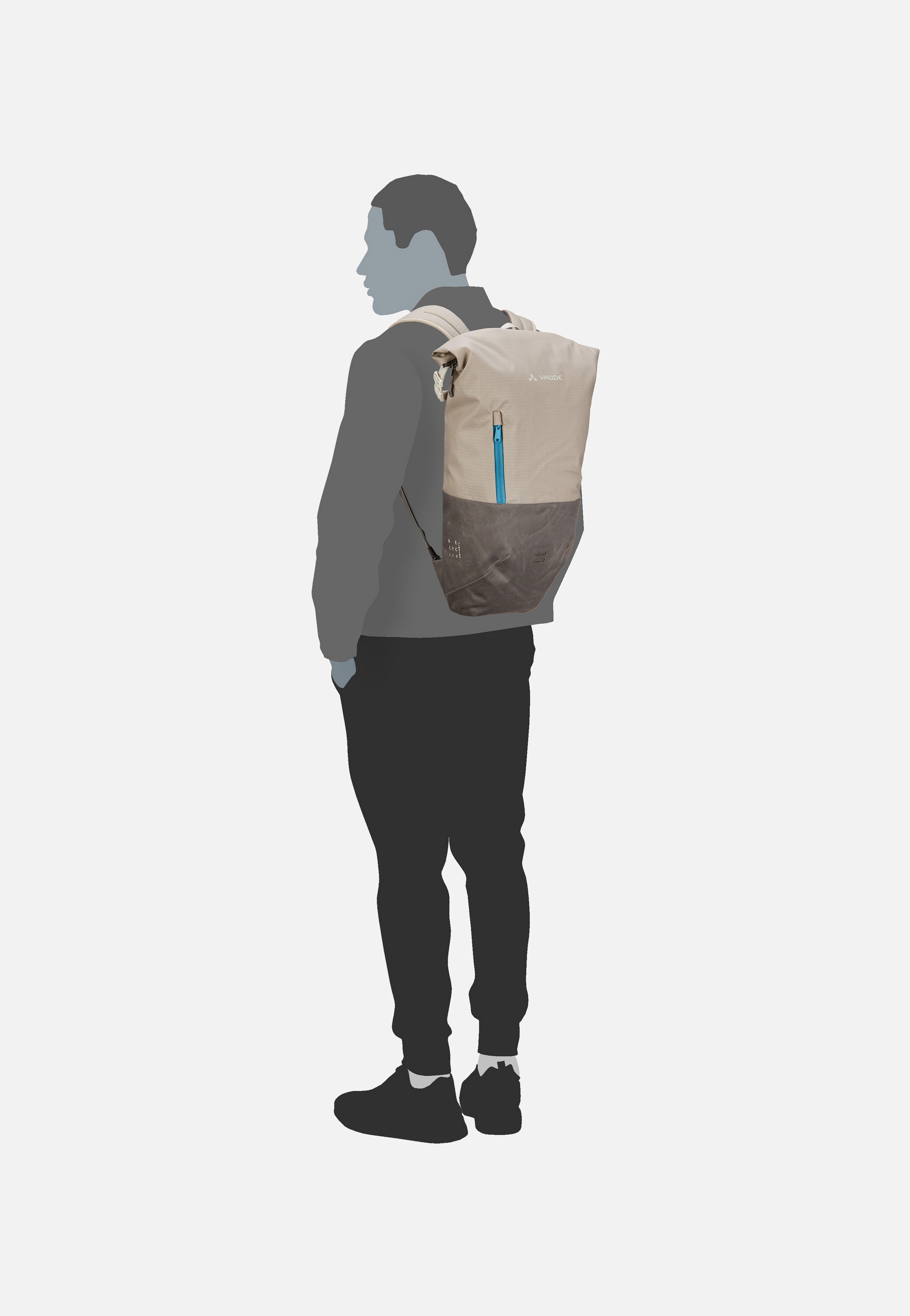 Vaude - CityGo 18 Linen - Rolltop Backpack | Neutral-Image