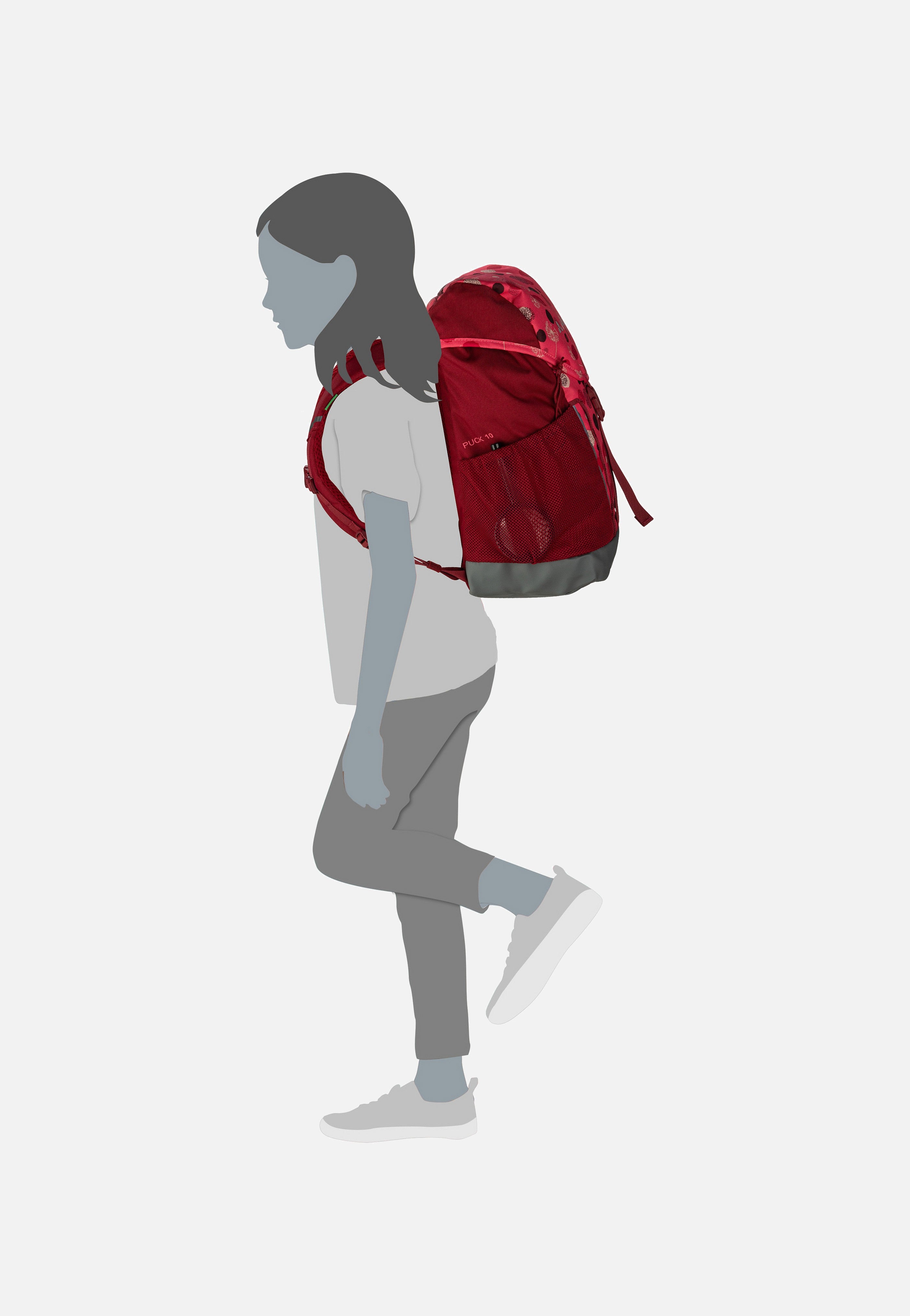 Vaude Puck 10 Bright Pink/Cranberry Rucksack