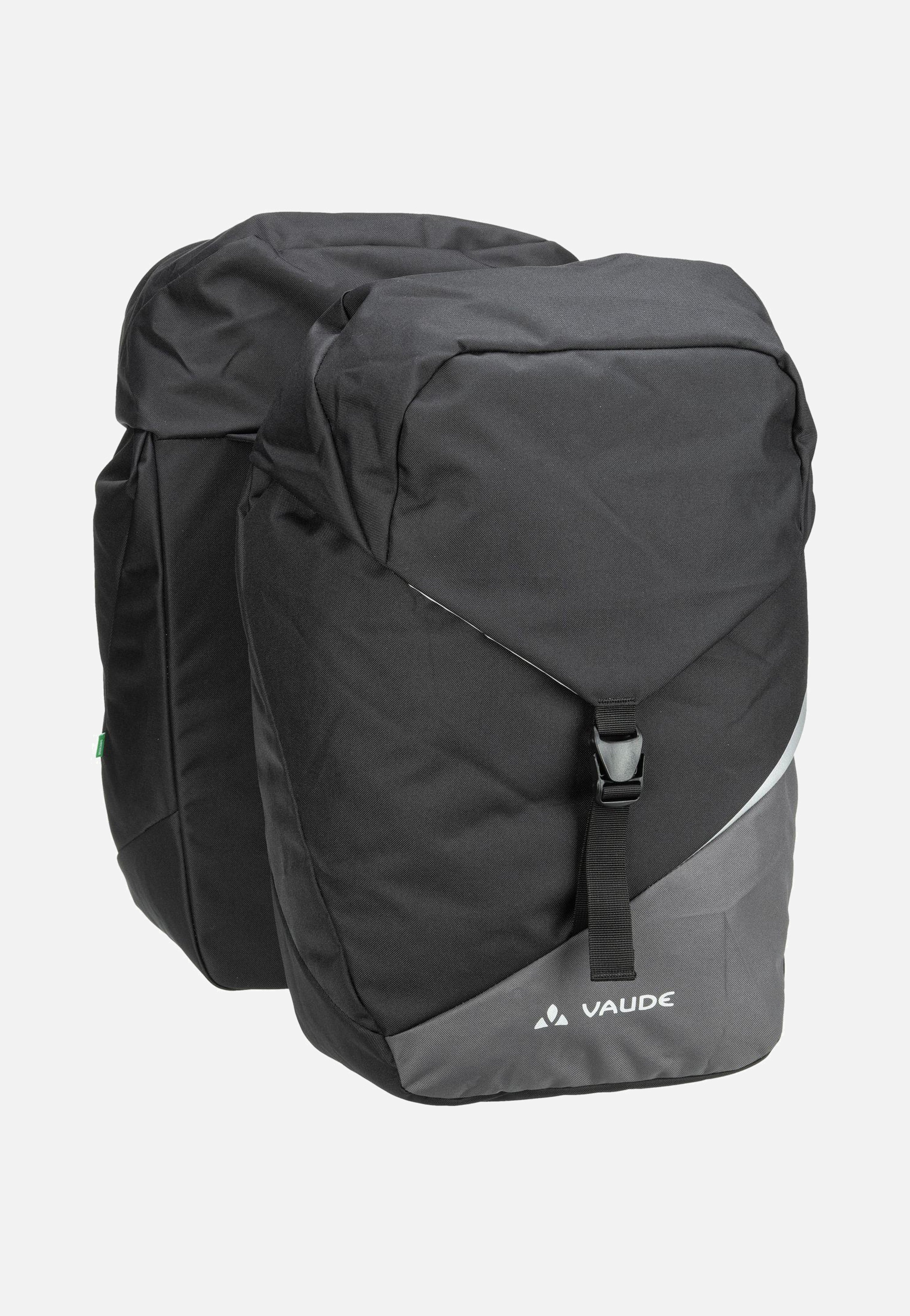 vaude fahrradtasche racktime Vaude TwinRoadster Black - Fahrradtasche