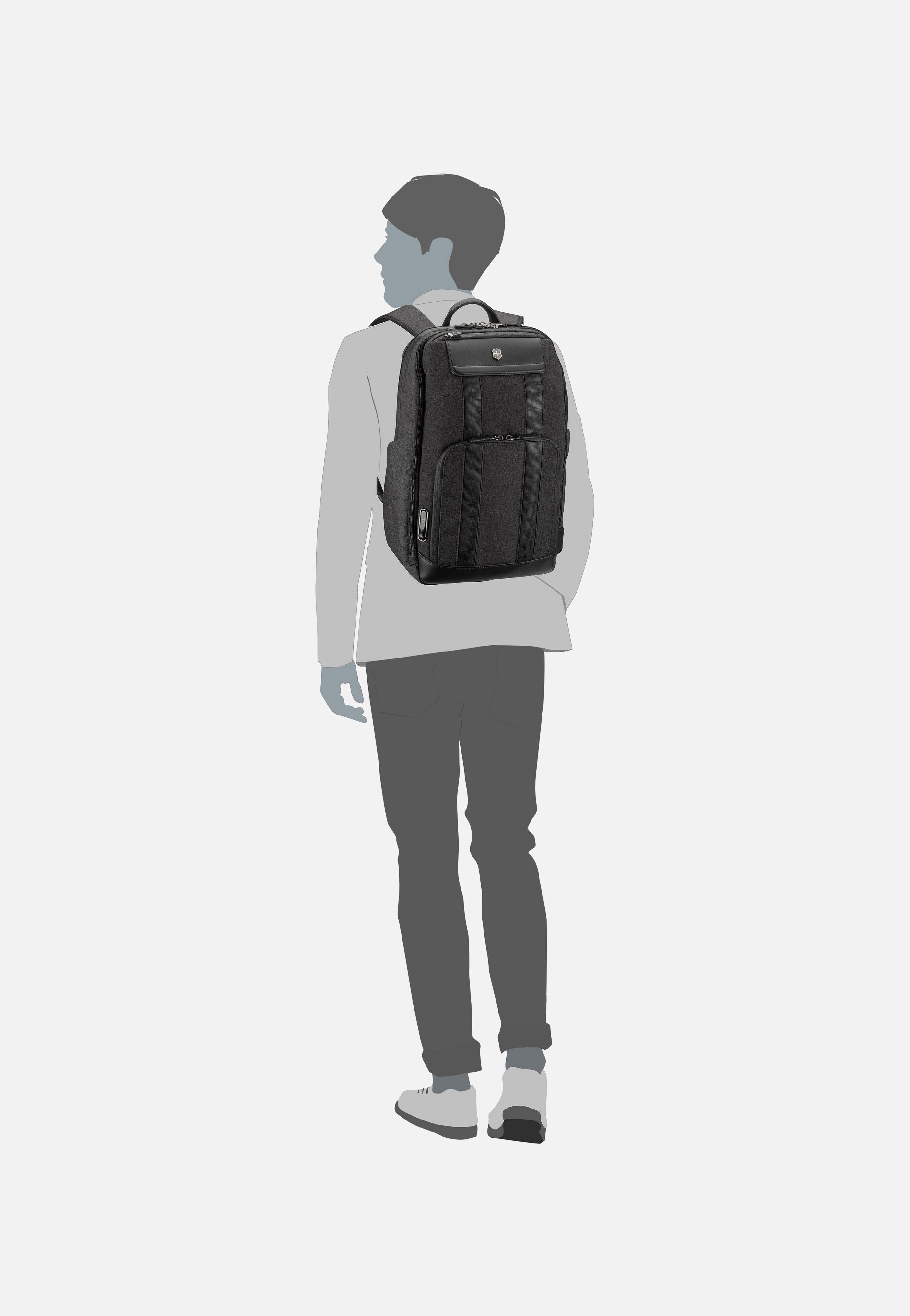 Victorinox Architecture Urban2 Deluxe Melange Grey/Black Rucksack