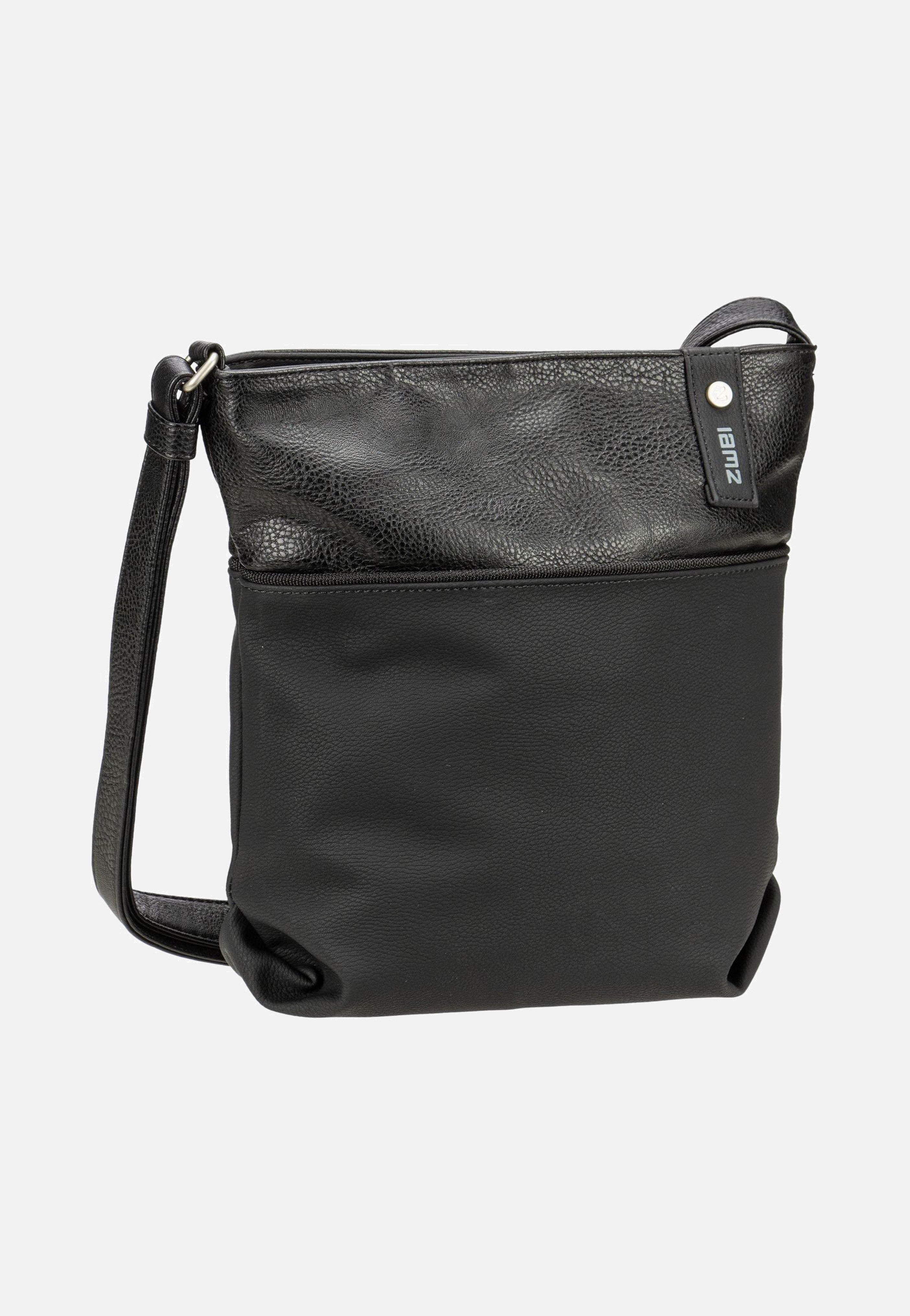zwei - Jana J10 Nubuk/Black - Pouch Bag | Women-Image