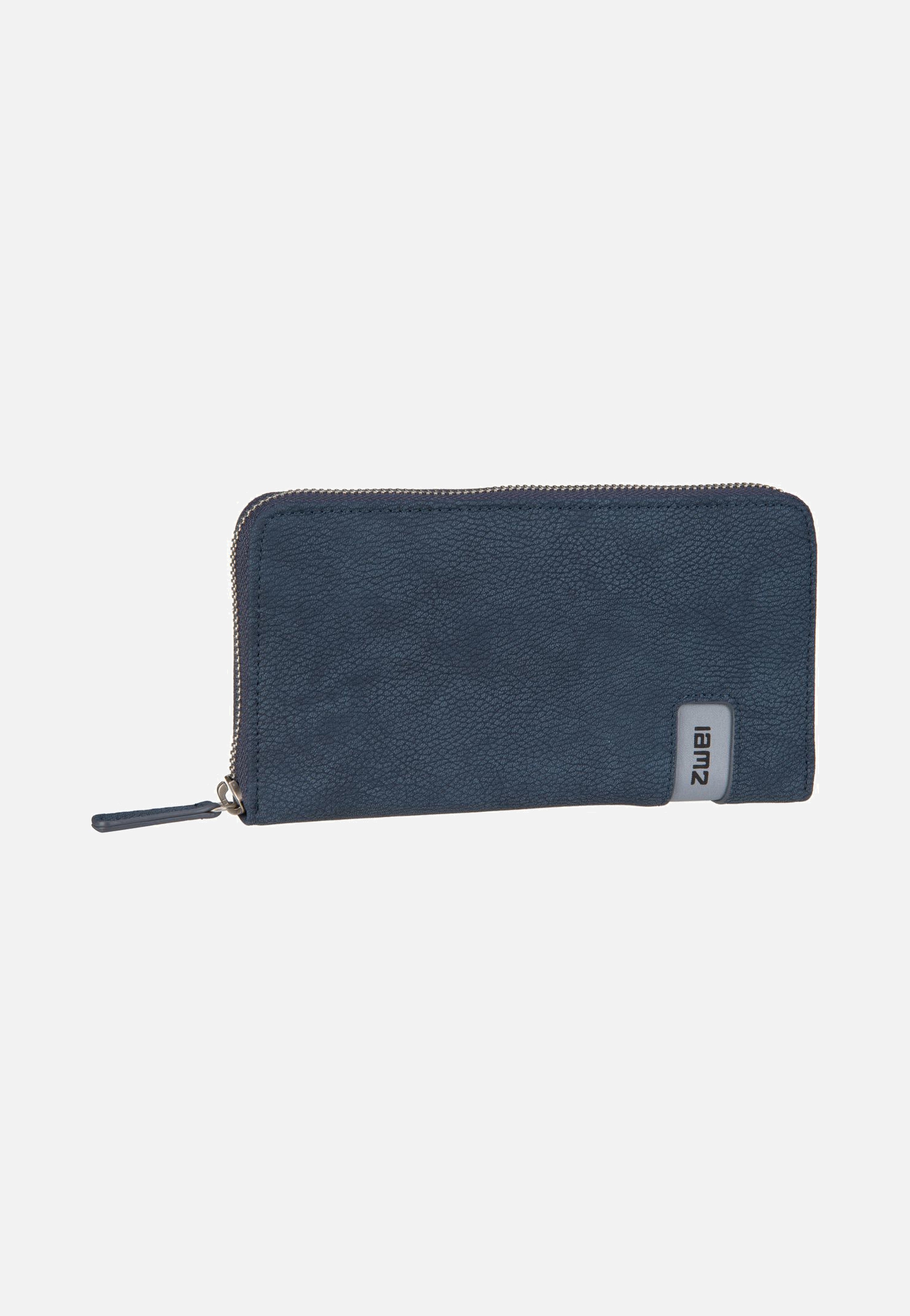 zwei Mademoiselle M.Wallet MW2 Nubuk/Blue Portemonnaie