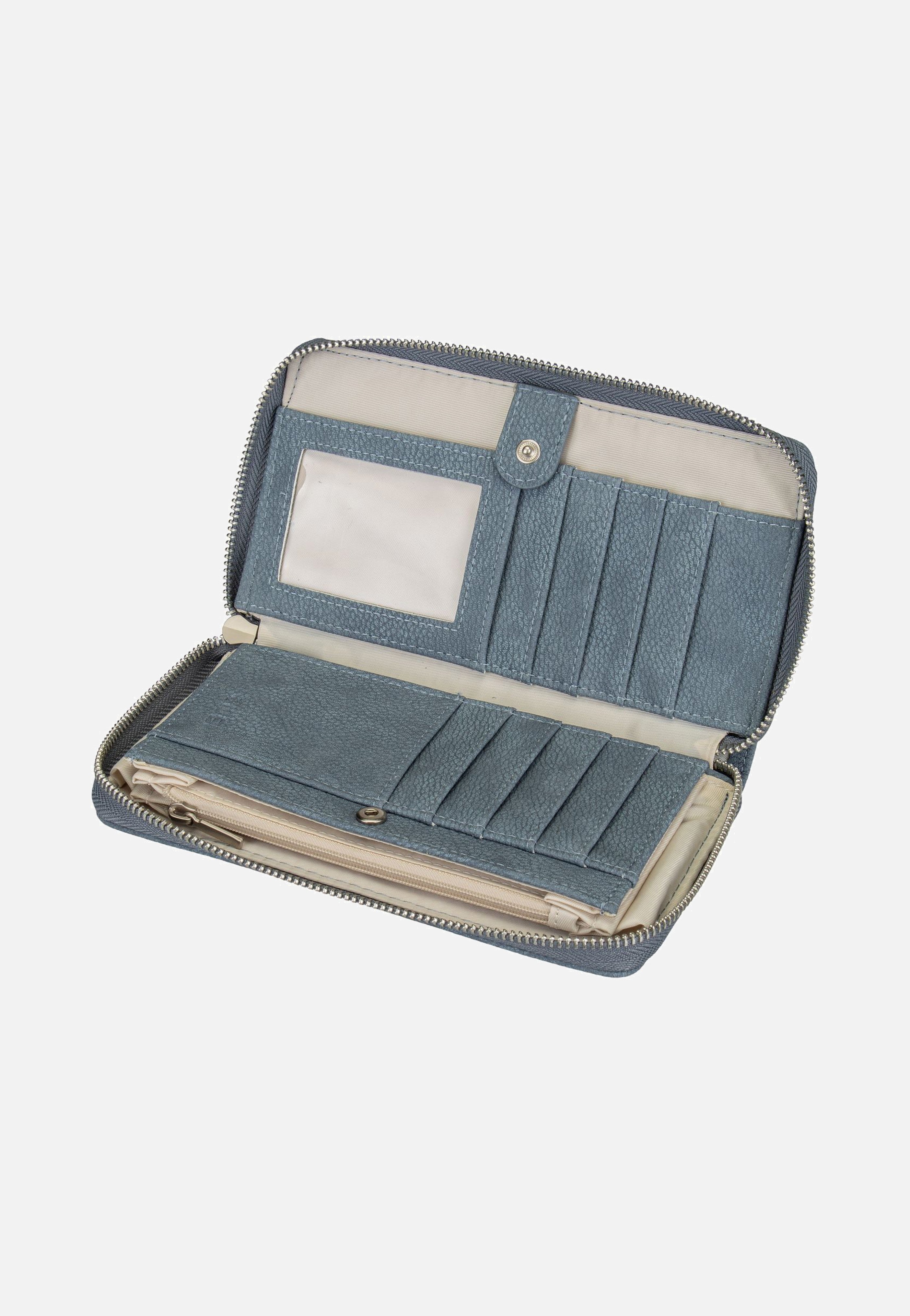zwei Mademoiselle M.Wallet MW2 Nubuk/Sky Portemonnaie