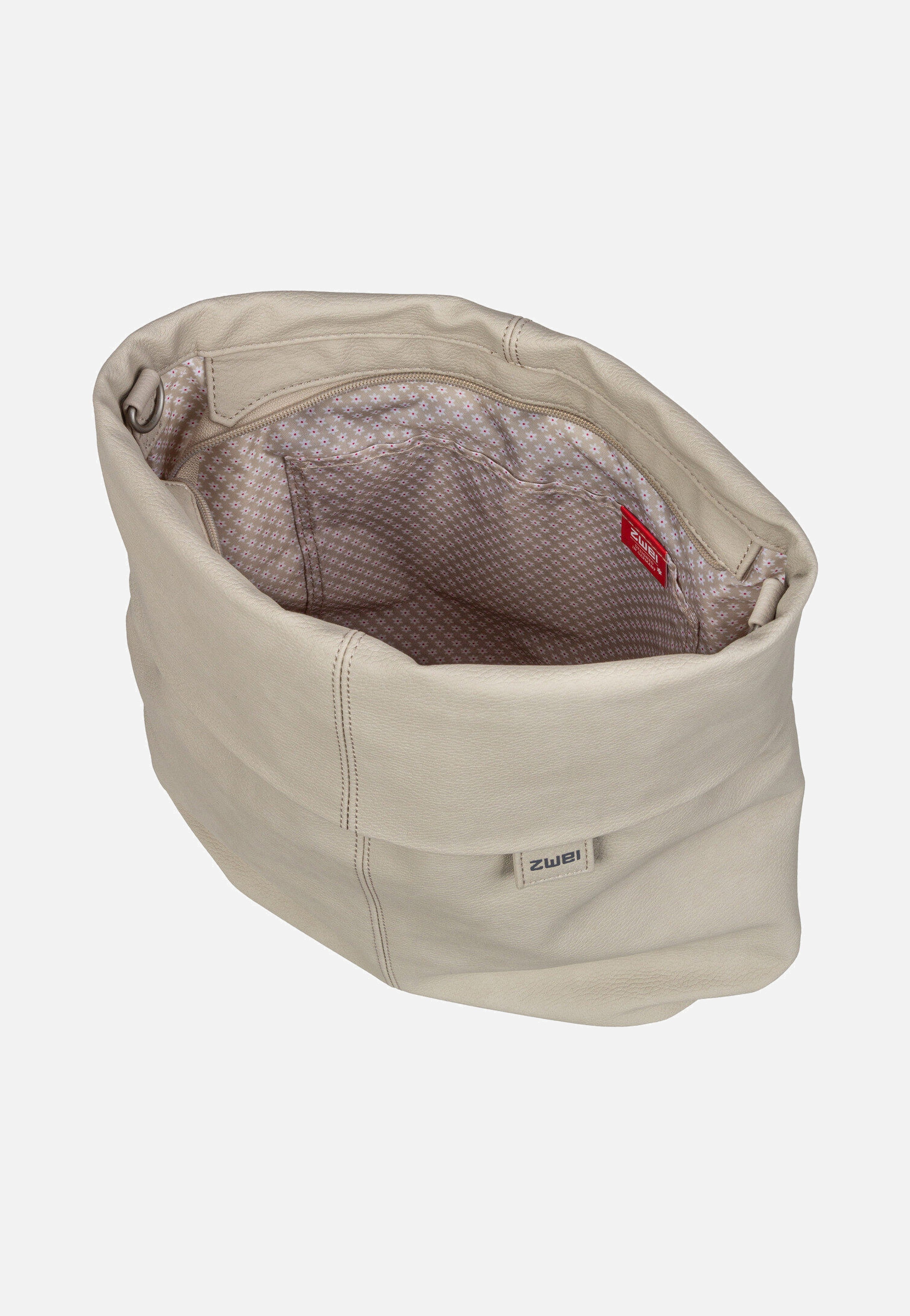 zwei - Mademoiselle M12 Nubuk/Linen - Hobo Bag | Women-Image