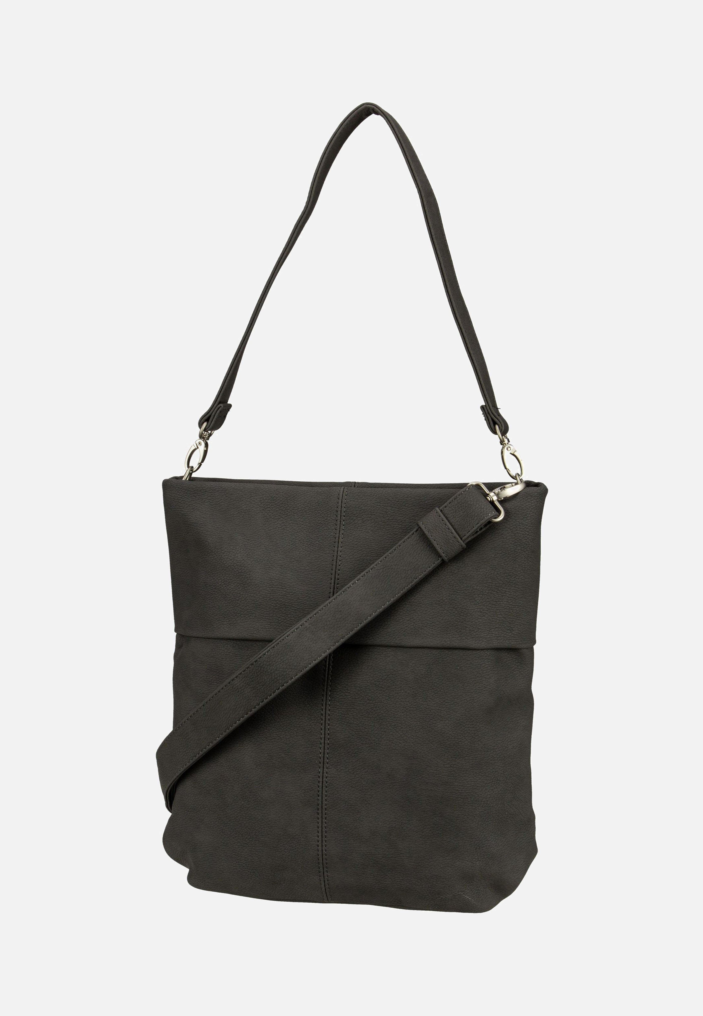zwei Mademoiselle M12 Nubuk/Stone Hobo Bag