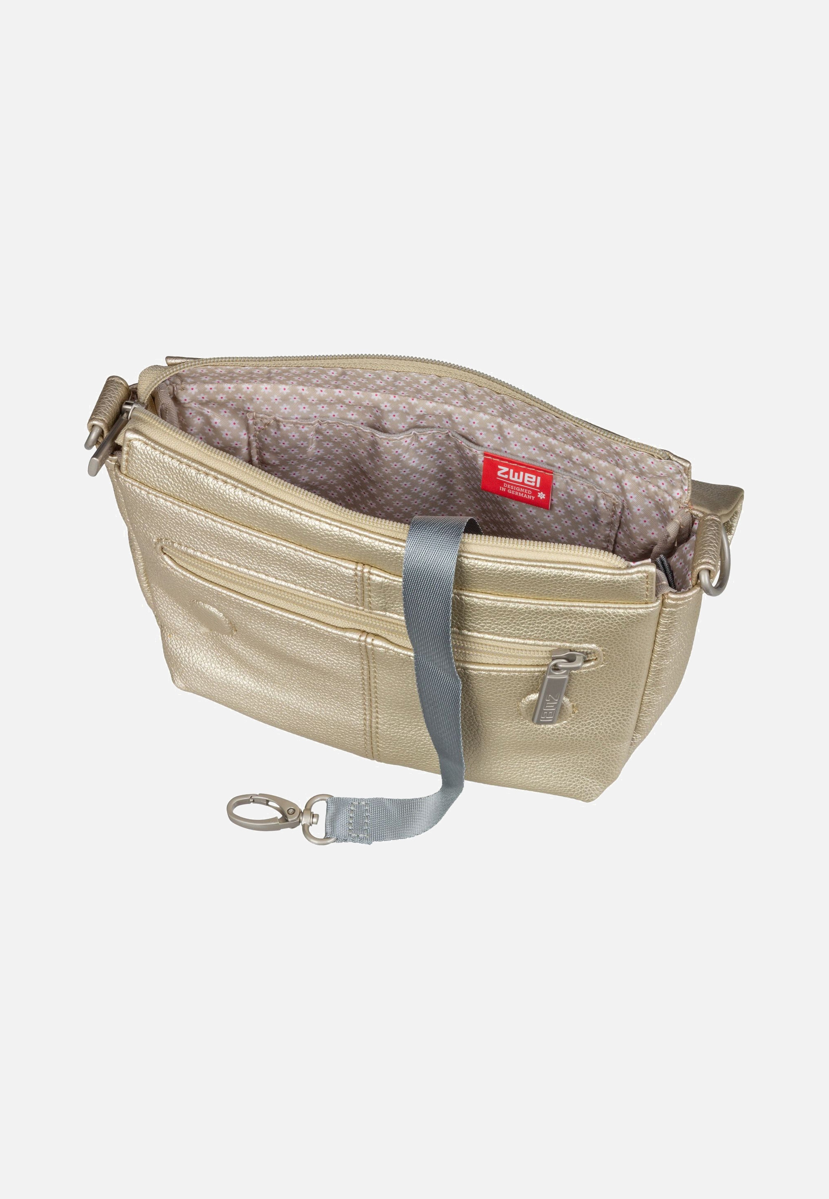 zwei Mademoiselle M40 Gold Umhängetasche