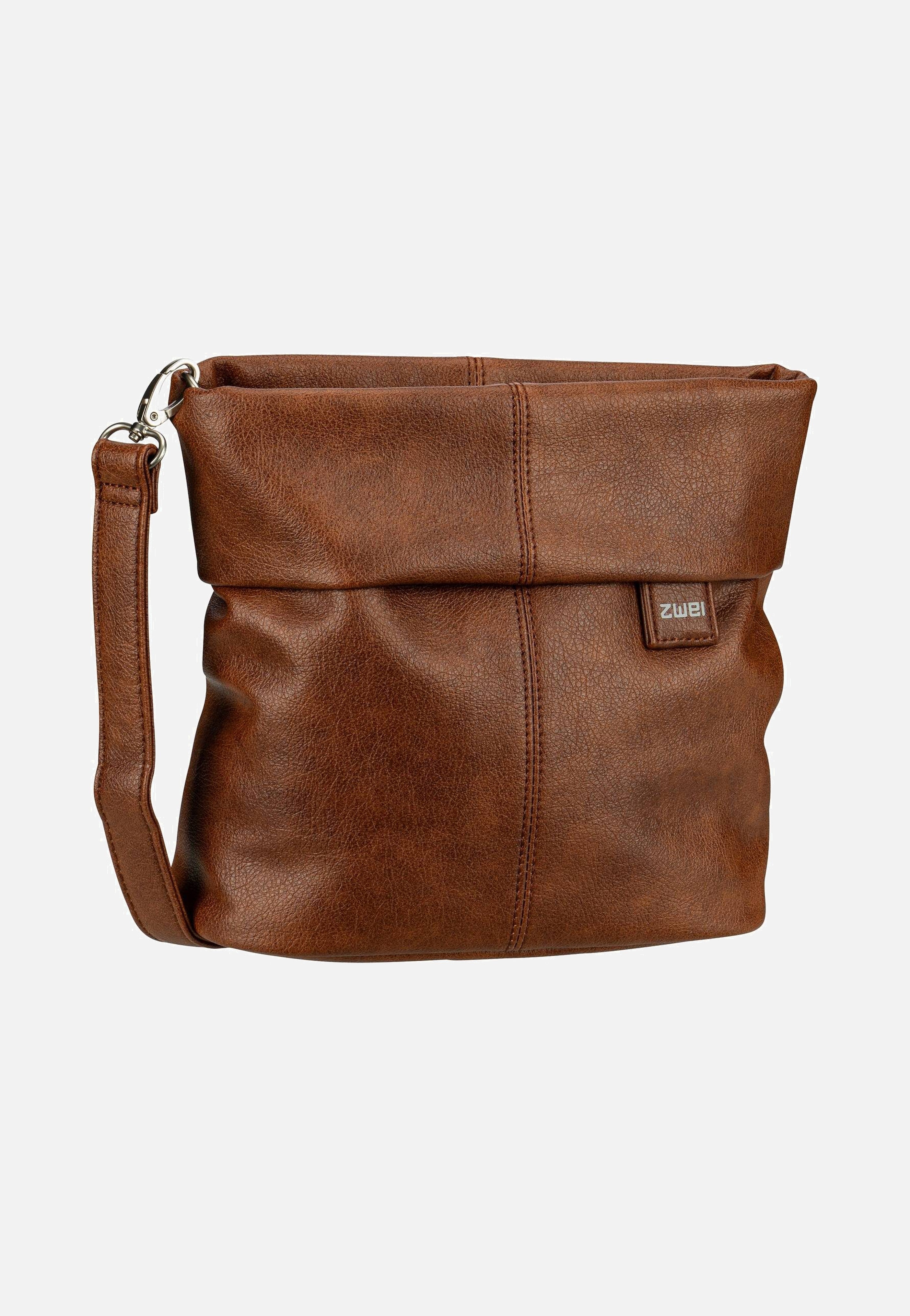 zwei Mademoiselle M8 Cognac Beuteltasche