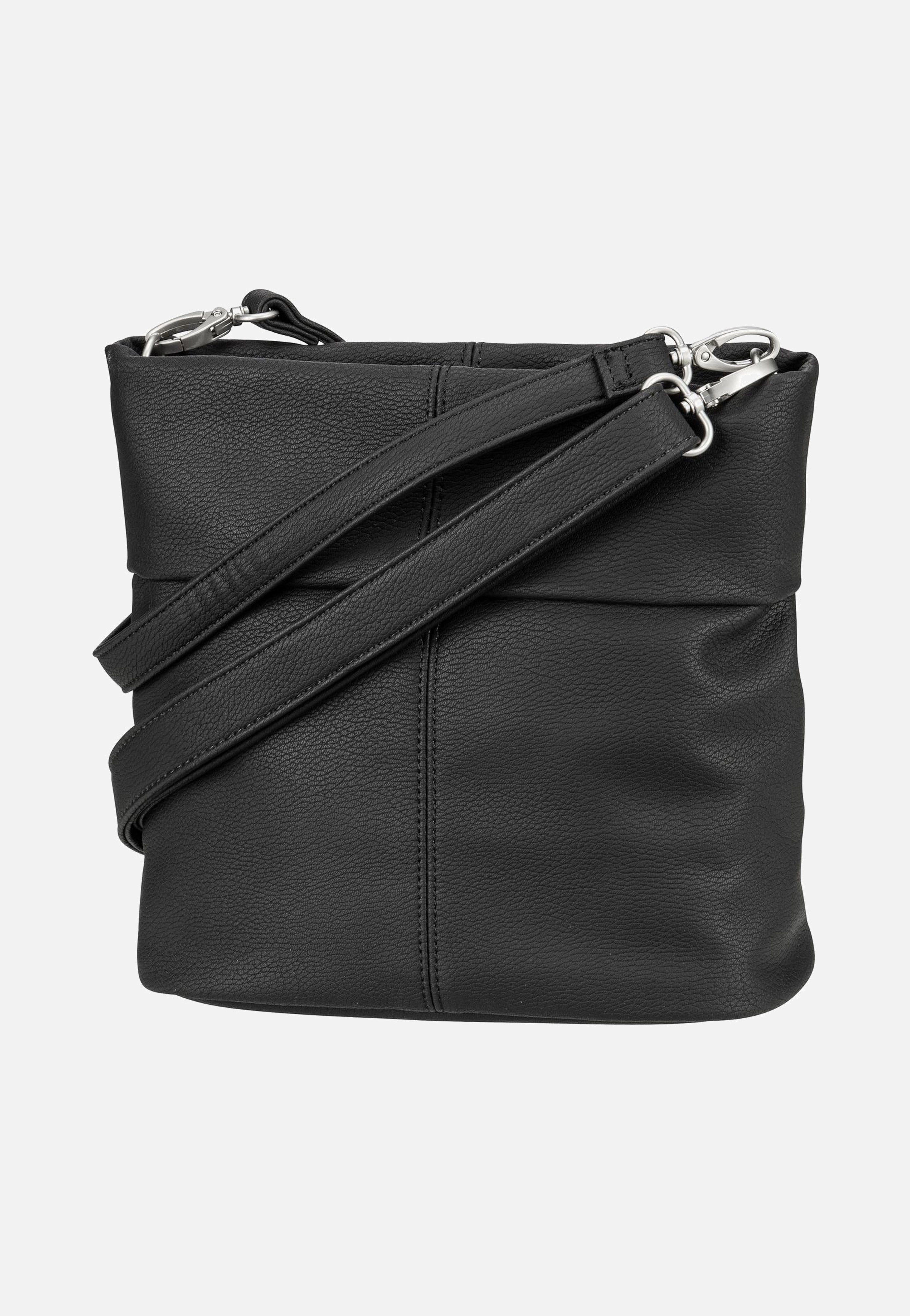 zwei - Mademoiselle M8 Nubuk/Black - Pouch Bag | Women-Image