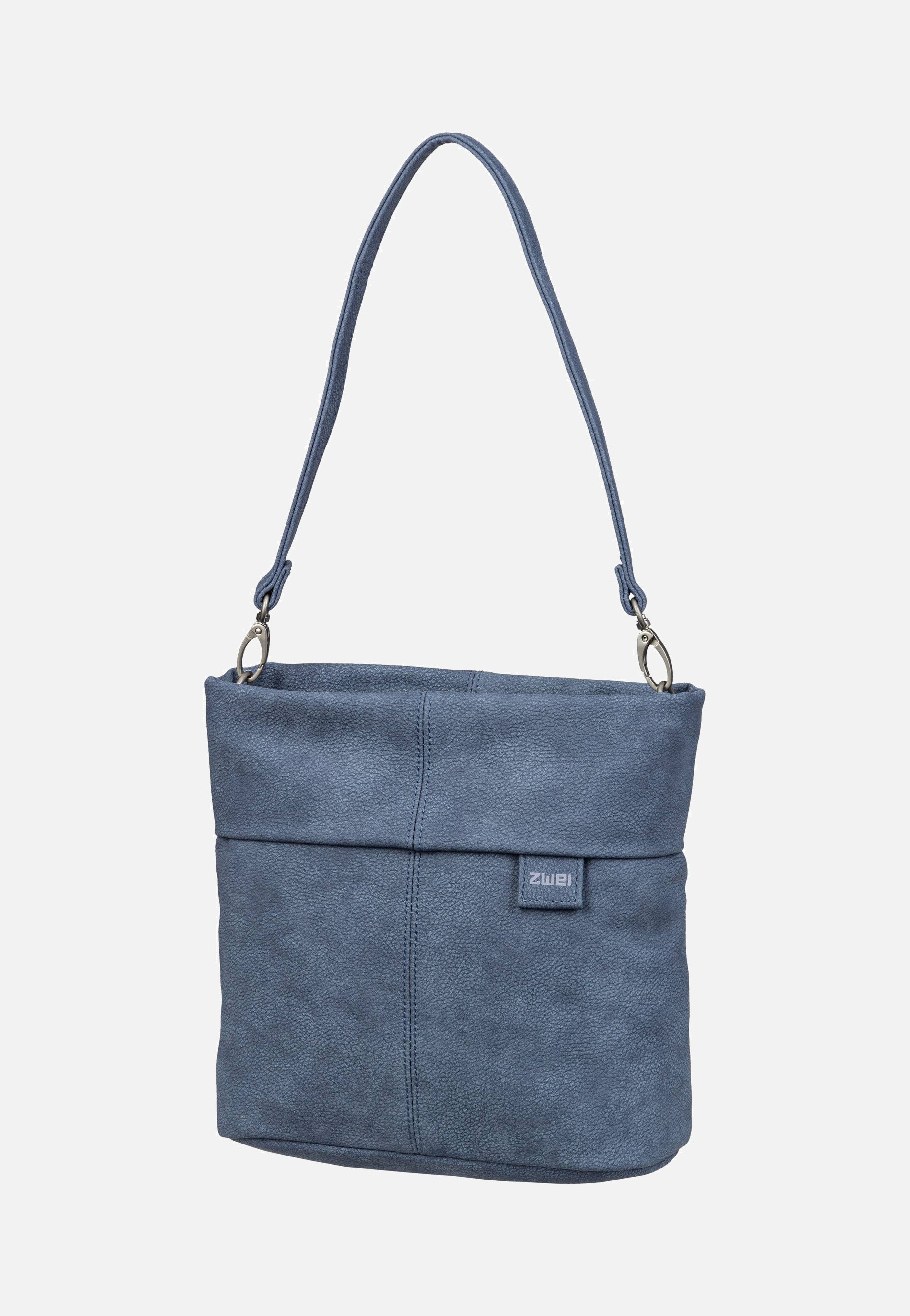 zwei Mademoiselle M8 Nubuk/Sky Beuteltasche