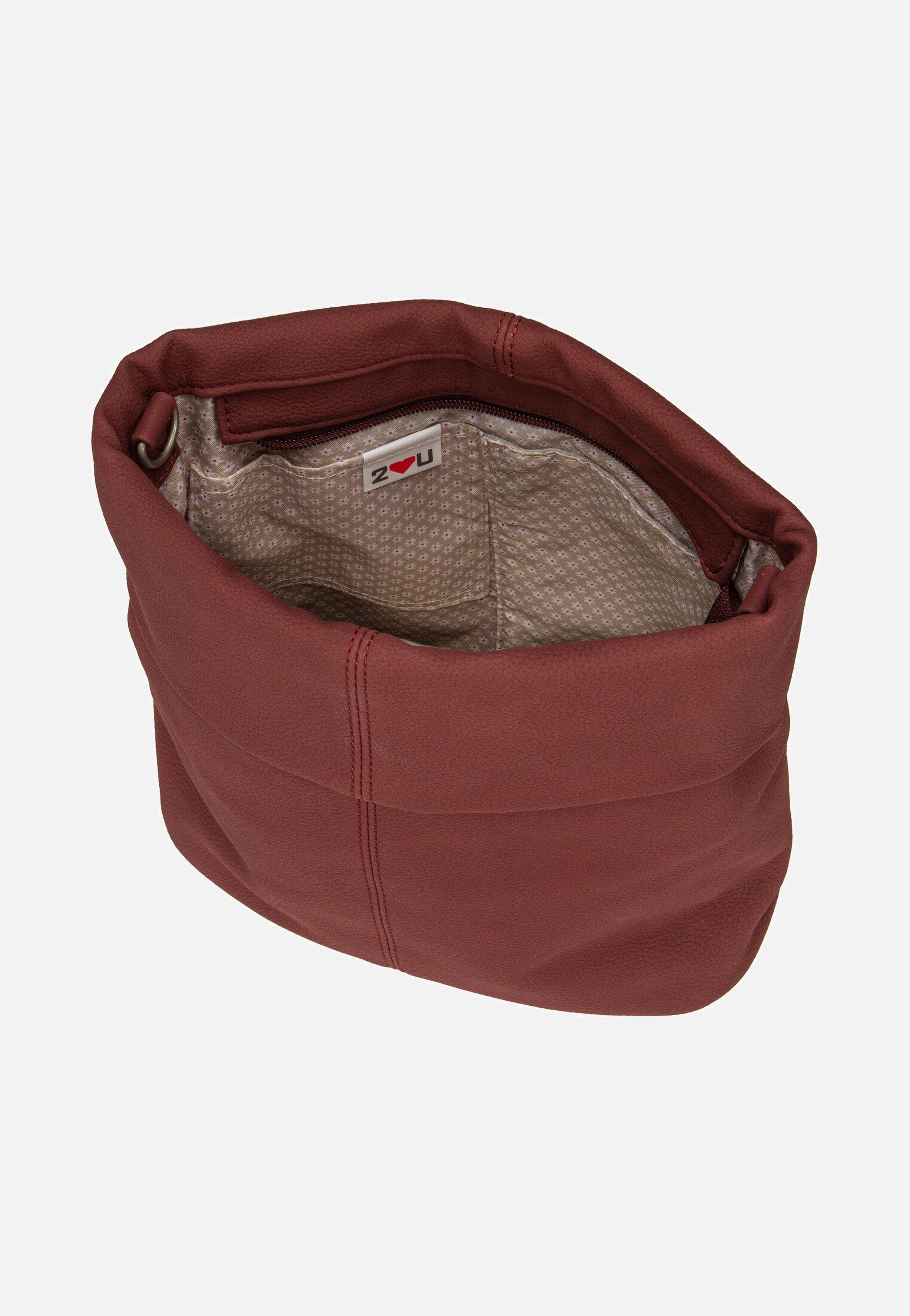 zwei Mademoiselle M8 Rubin Beuteltasche