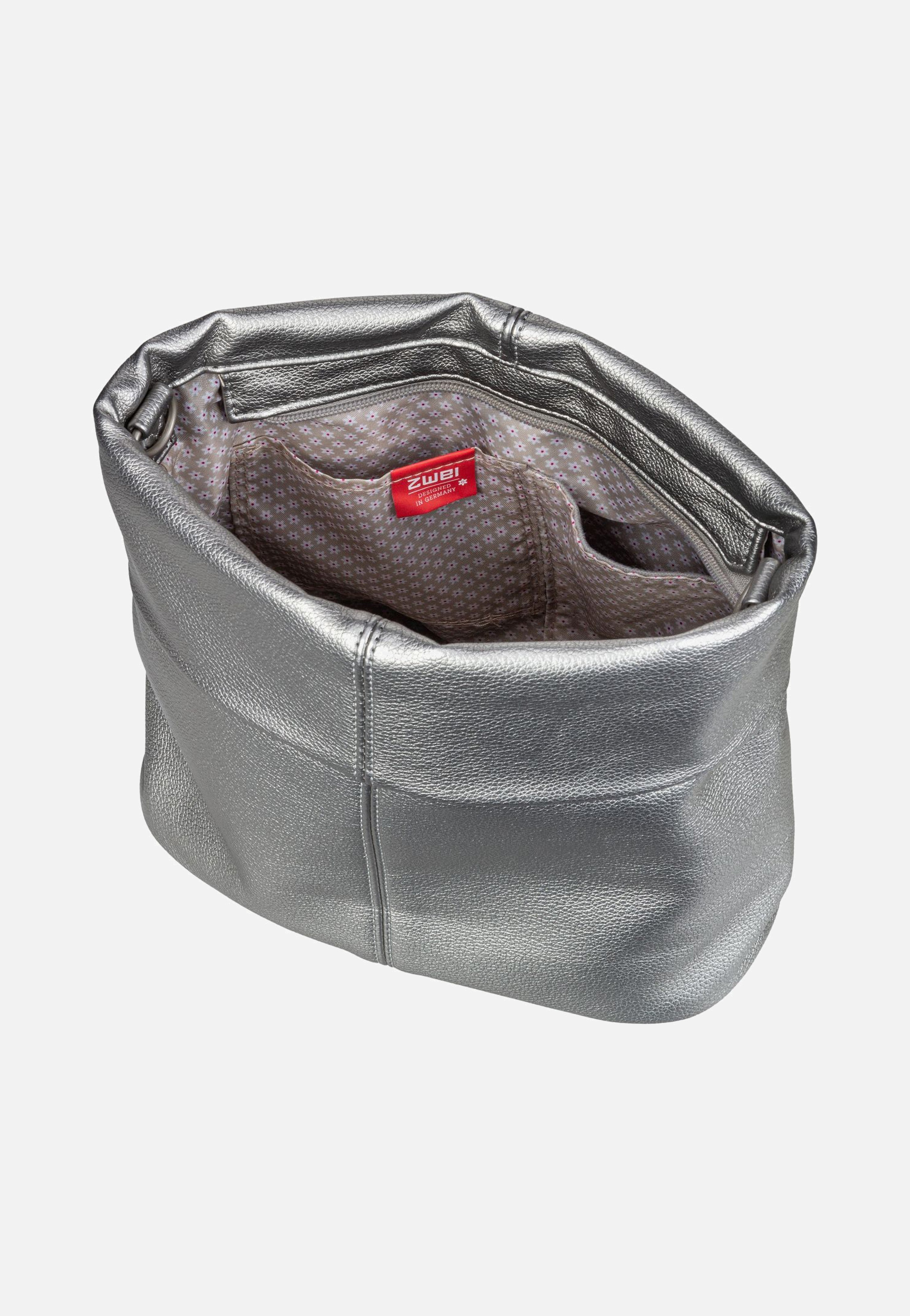 zwei Mademoiselle M8 Silver Beuteltasche
