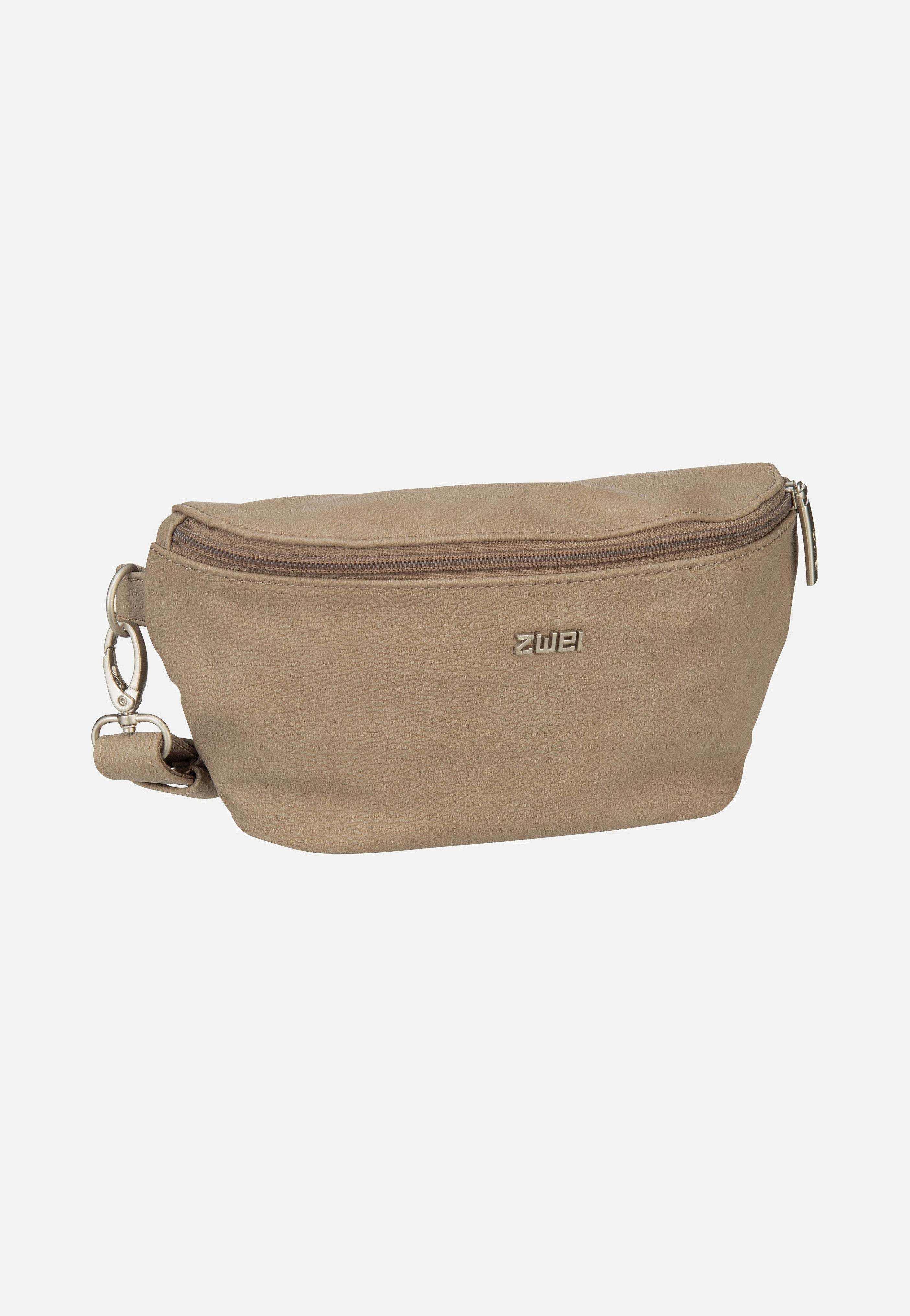 zwei Mademoiselle MH4 Nubuk/Cappucino Bauchtasche