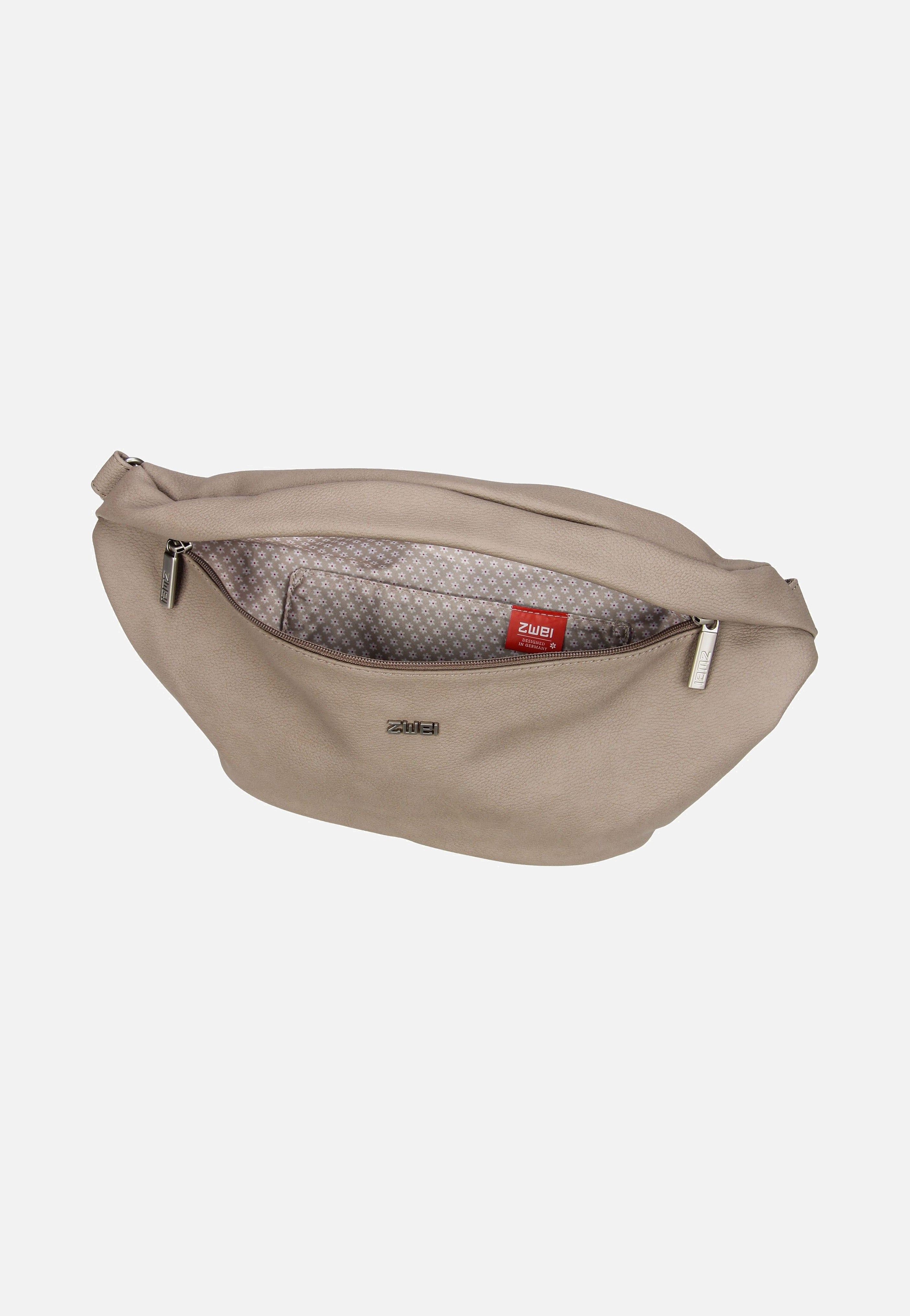zwei Mademoiselle MH80 Nubuk/Cappucino Bauchtasche