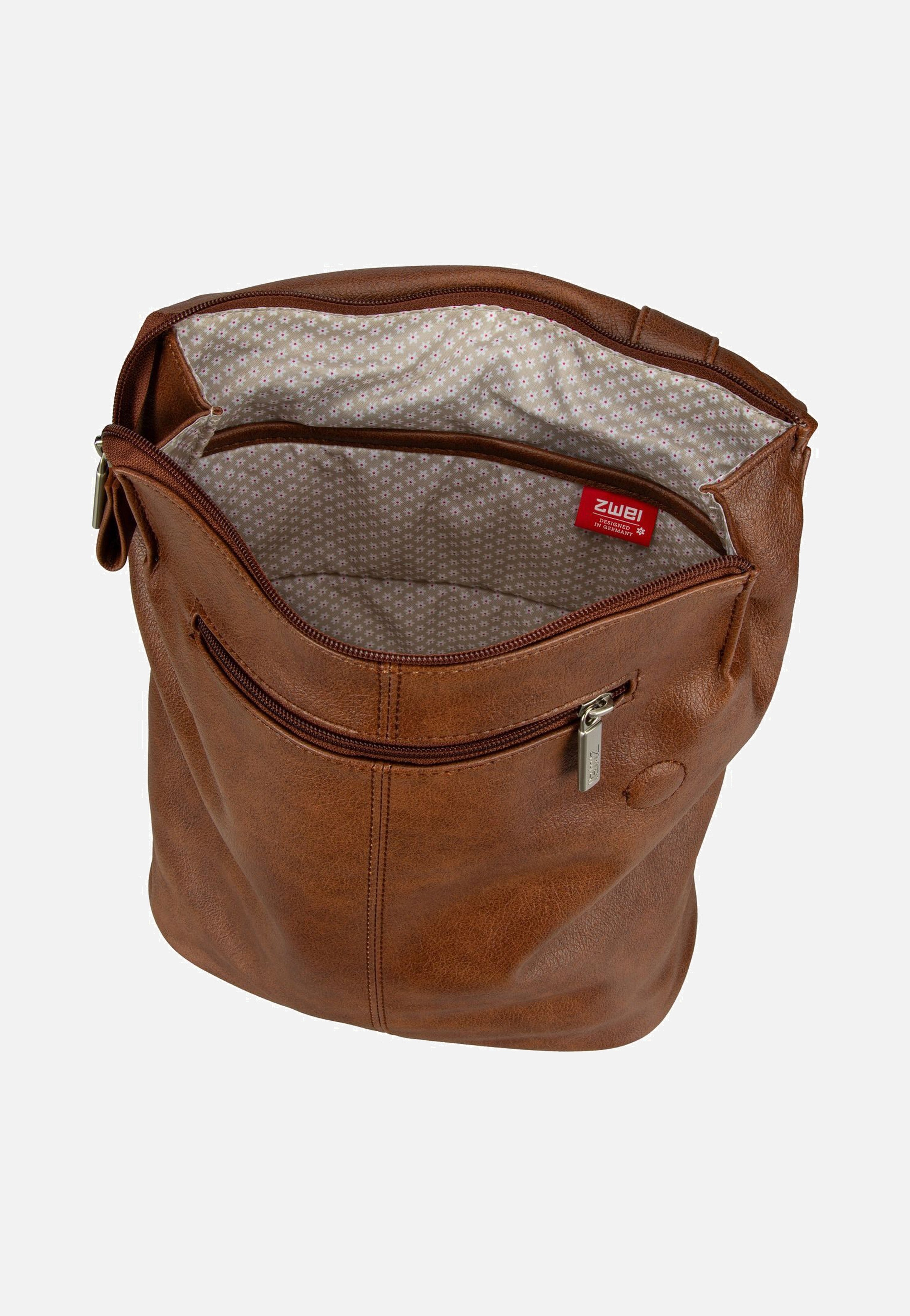 zwei Mademoiselle MR13 Cognac Rucksack