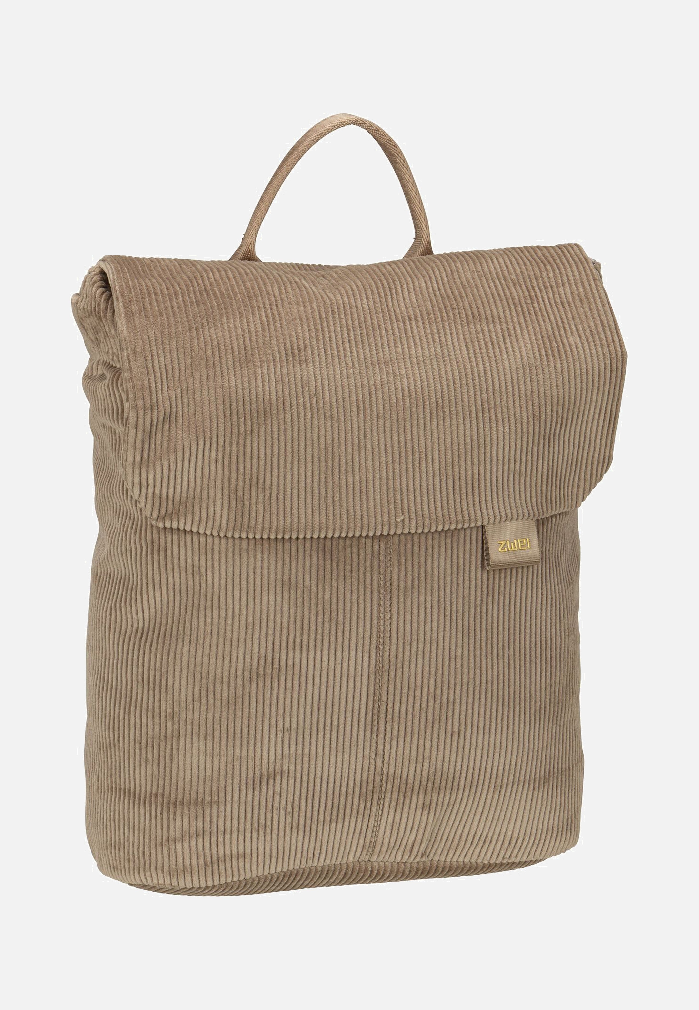 zwei Mademoiselle MR13 Cord/Mocca Rucksack
