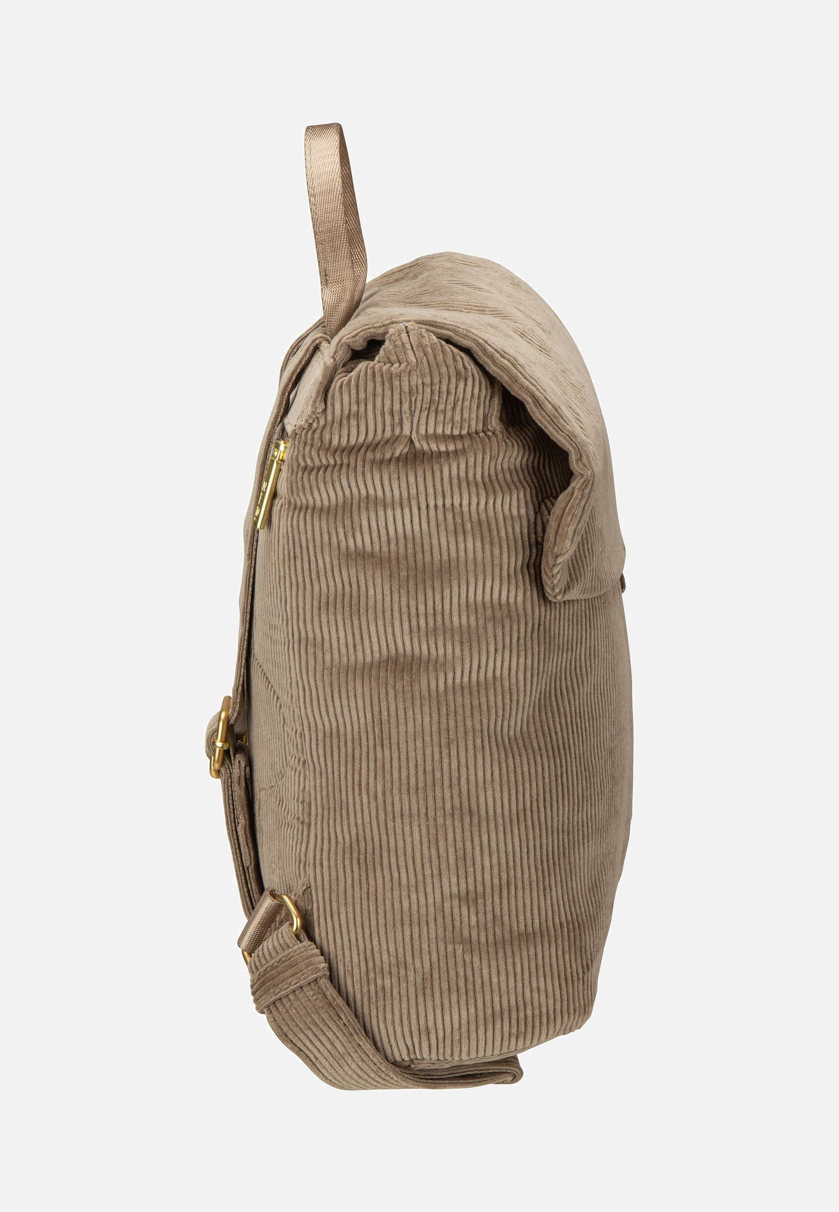 zwei Mademoiselle MR13 Cord/Mocca Rucksack