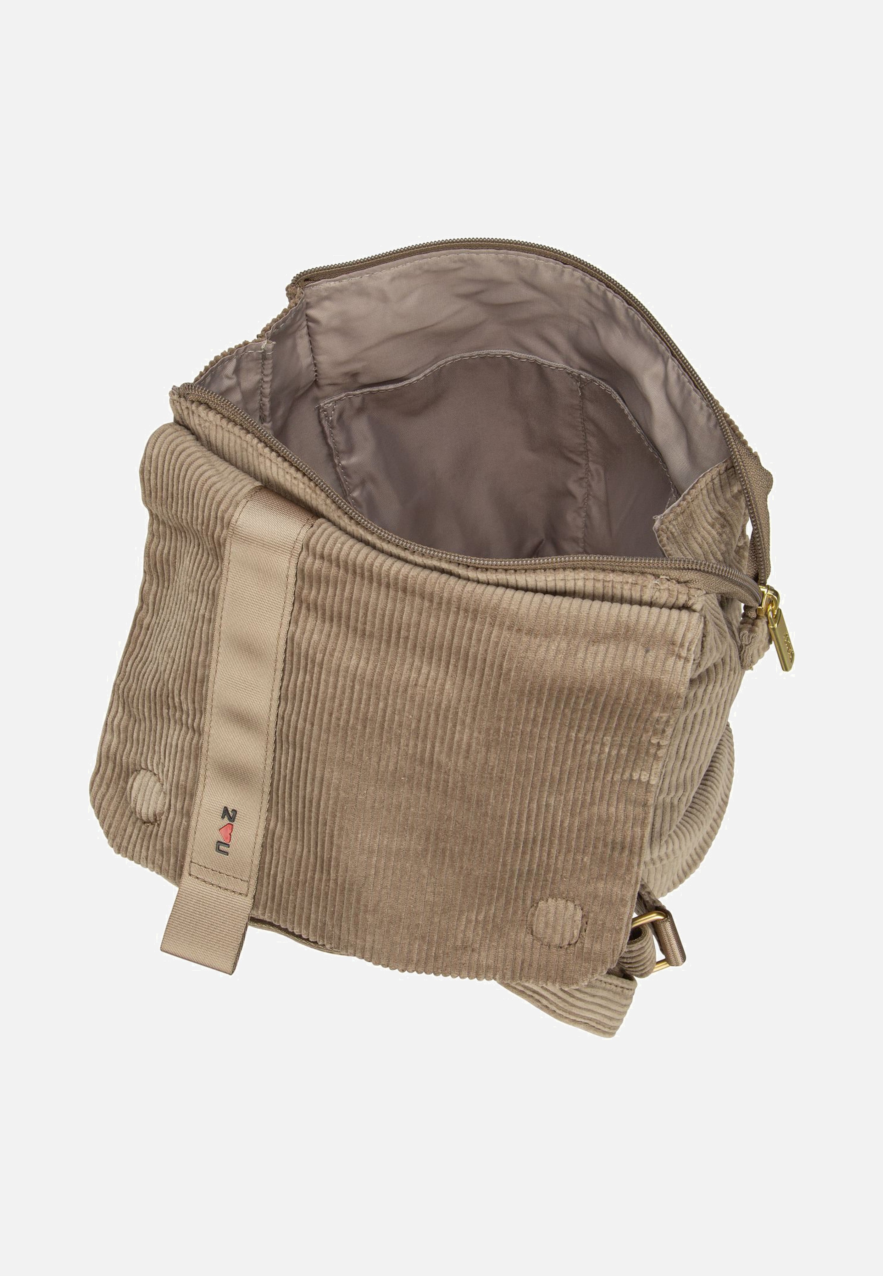 zwei Mademoiselle MR8 Cord/Mocca Rucksack