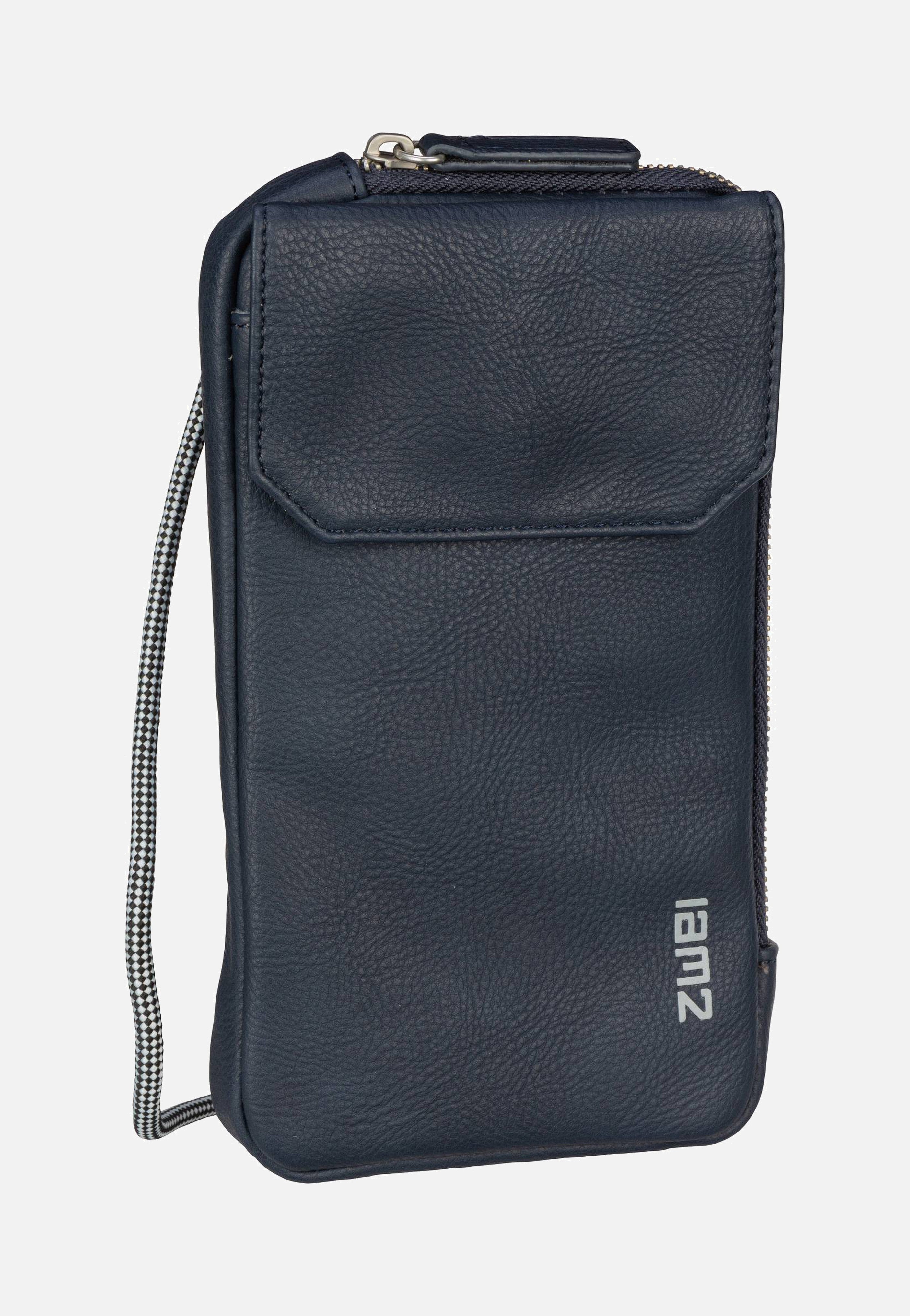 zwei - Mademoiselle Phone Bag MP30 Nubuk/Ink - Phone Pouches | Women-Image