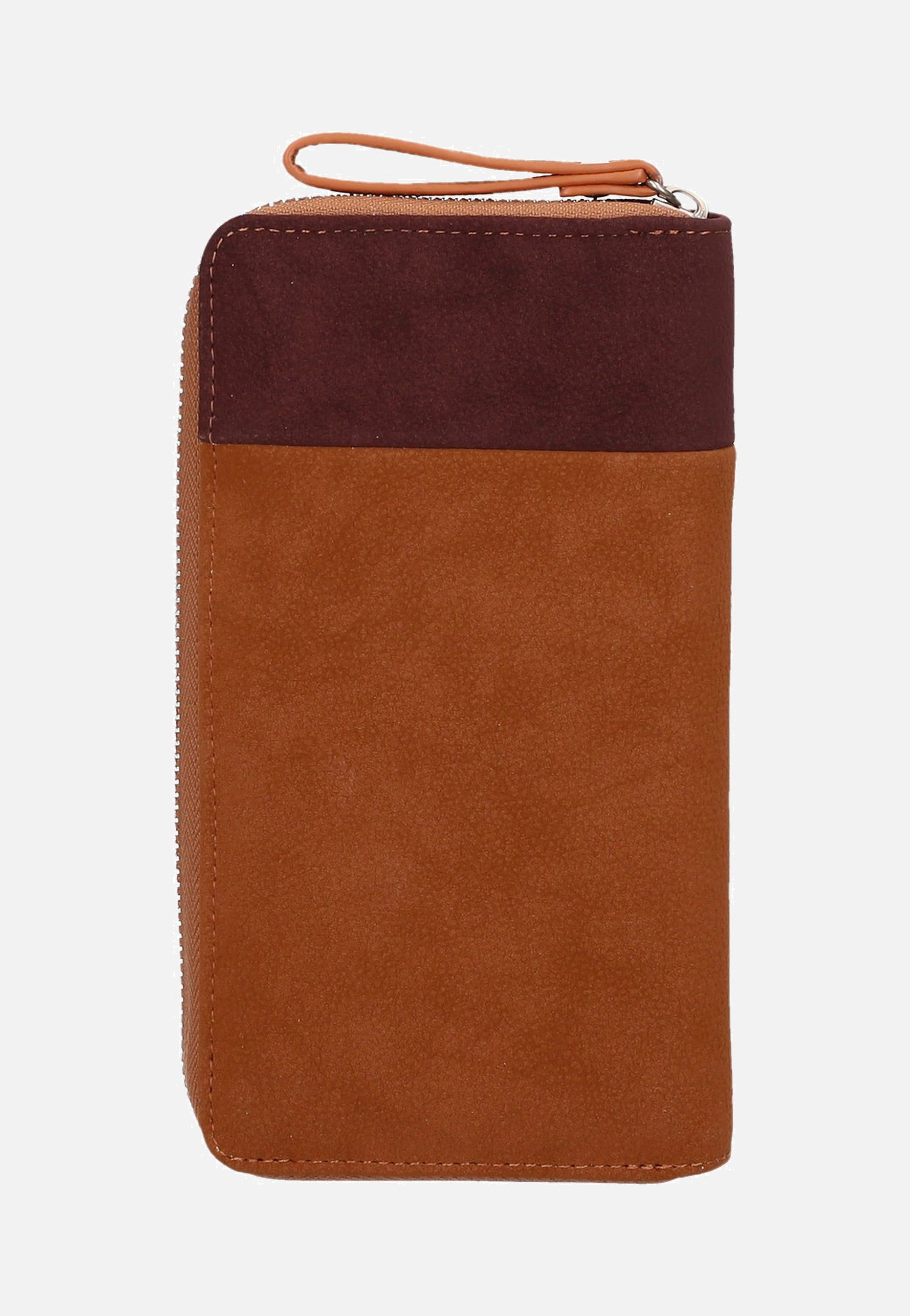 zwei Eva EV2 Nubuk/Cognac Wallet