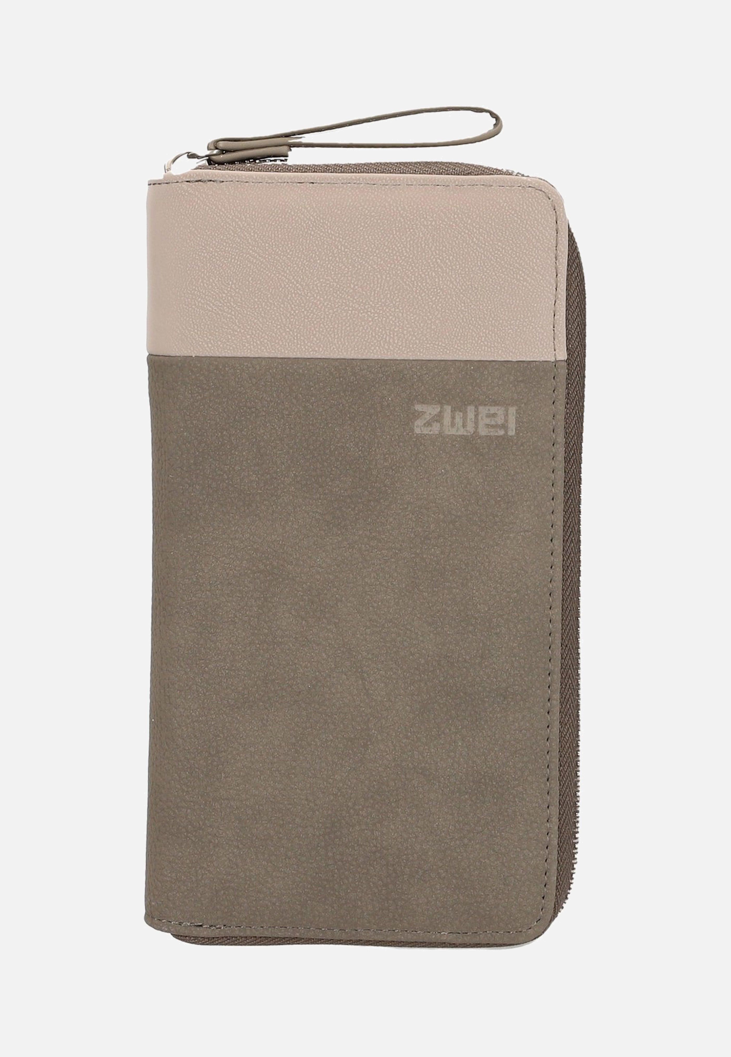 zwei Eva EV2 Nubuk/Mud Wallet
