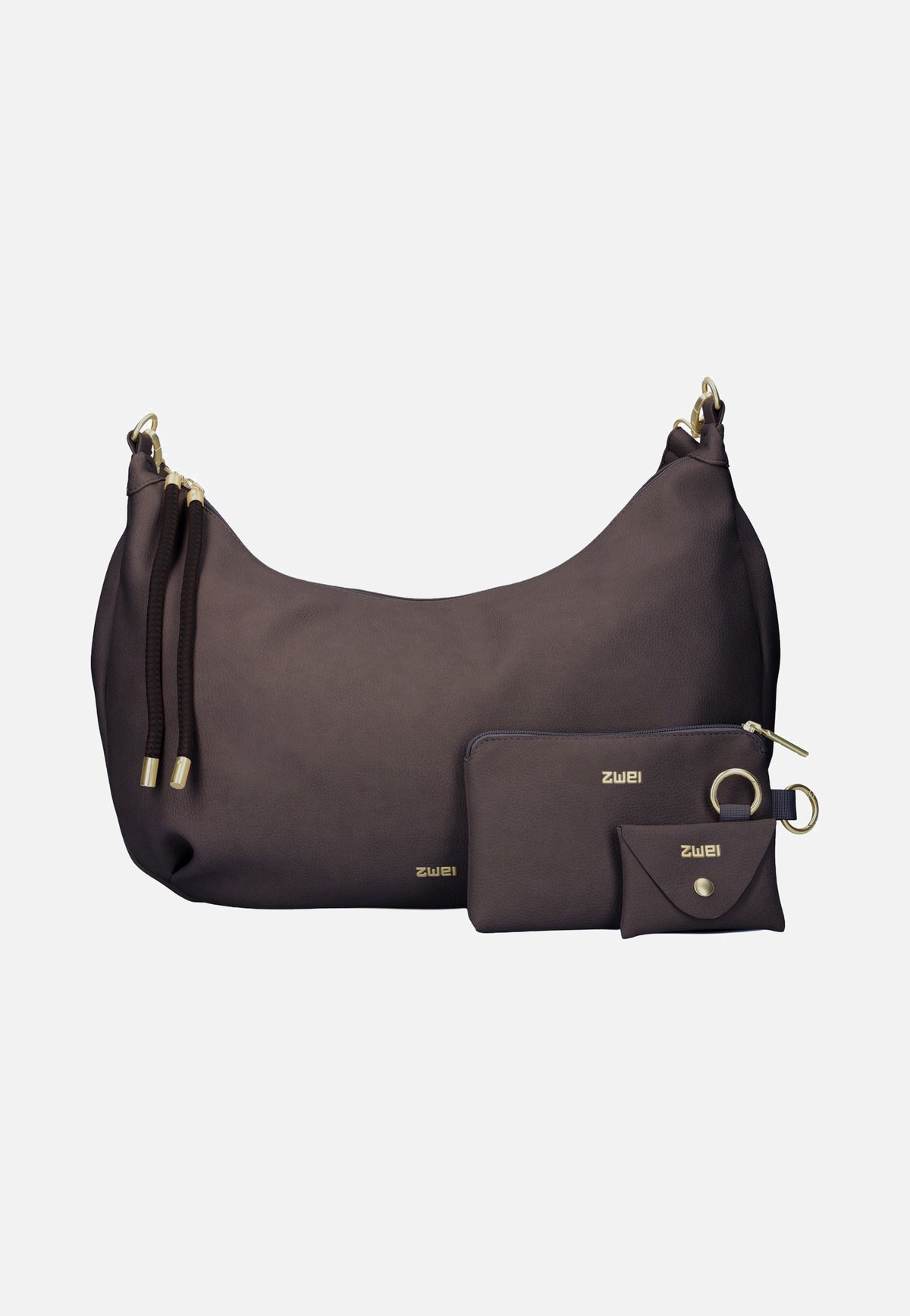 zwei Lola LO140 Brown Hobo Bag