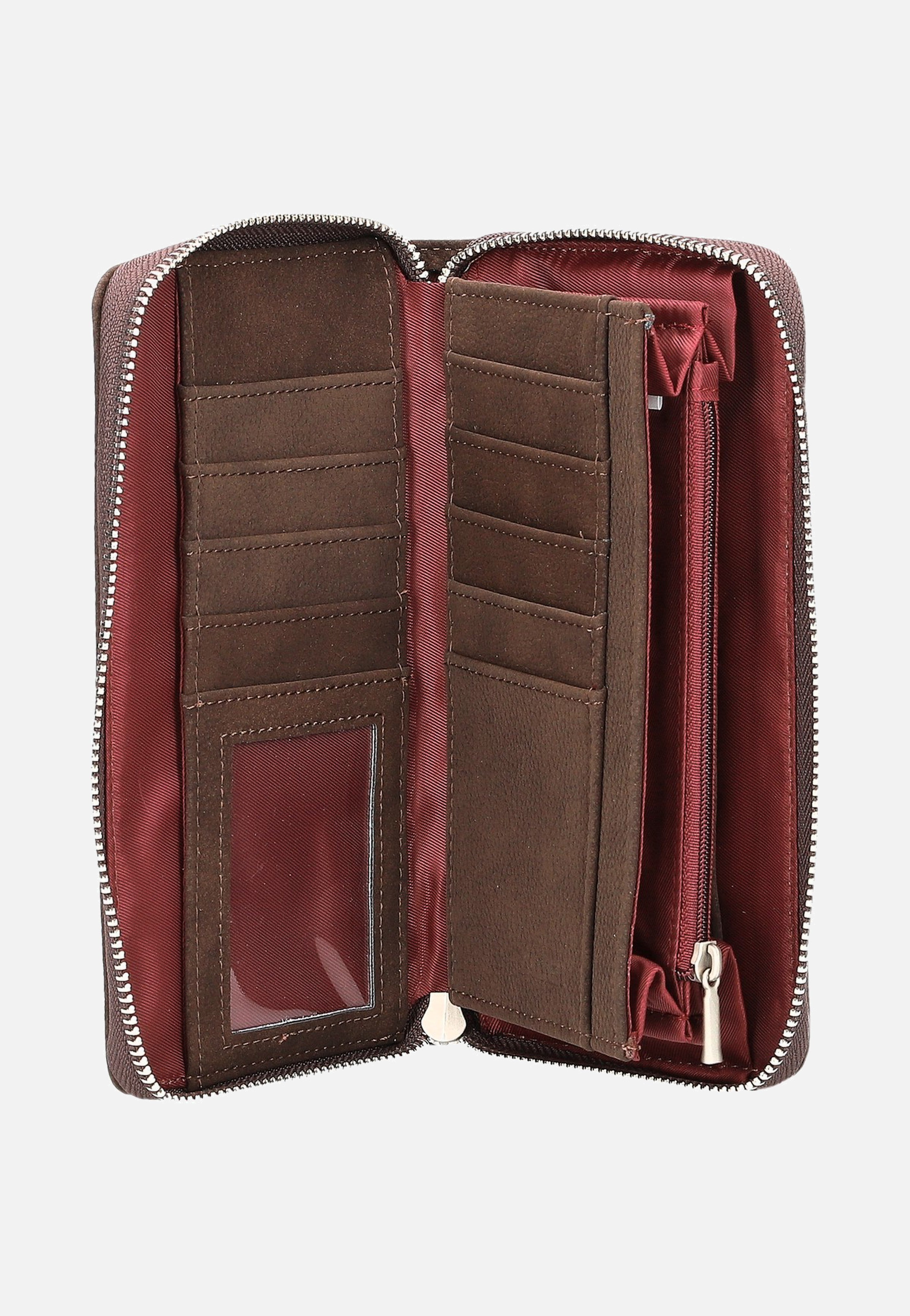 zwei M.Wallet MW2 Nubuk/Espresso Portemonnaie