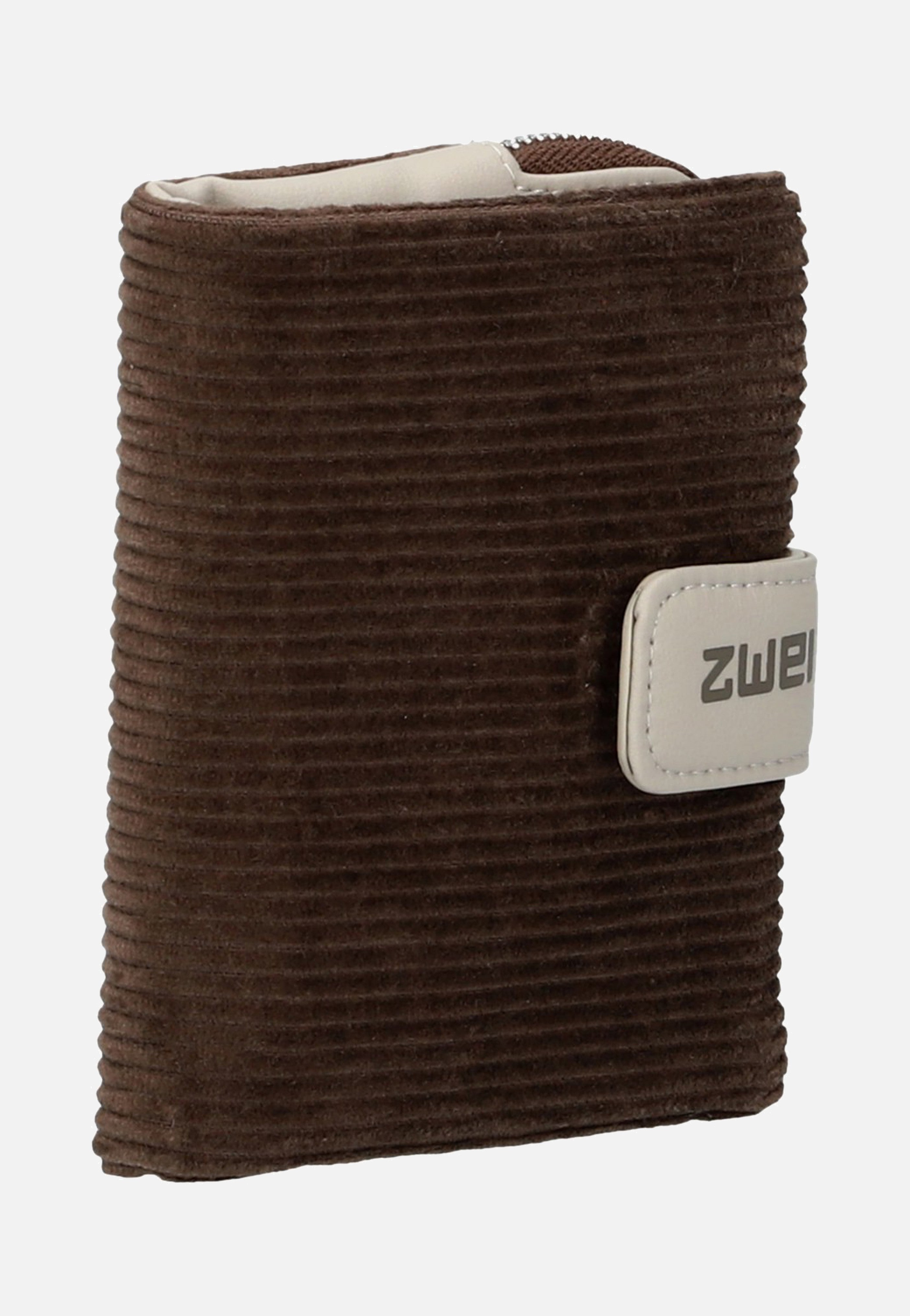 zwei M.Wallet MW5 Cord/Wood Portemonnaie