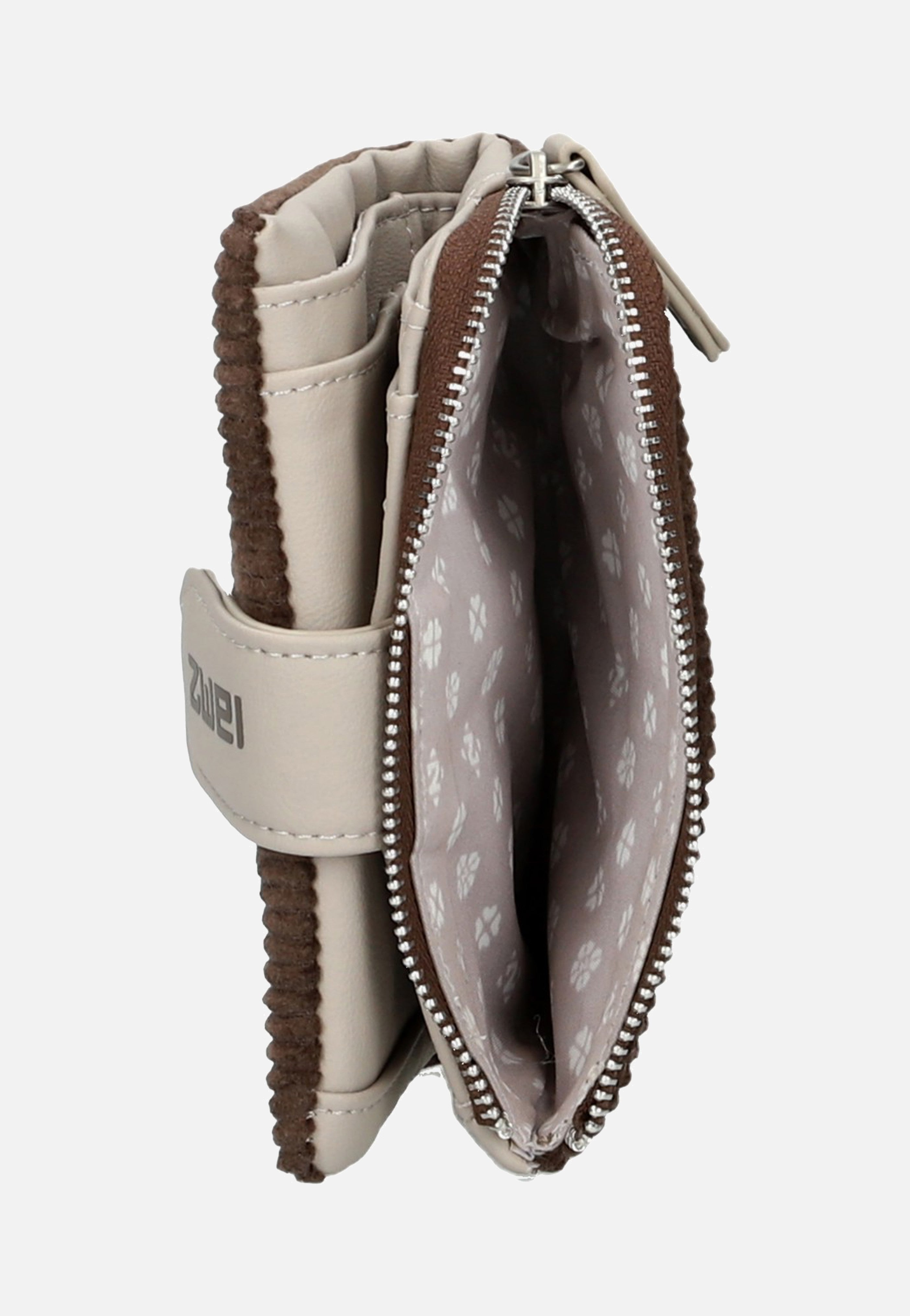 zwei M.Wallet MW5 Cord/Wood Portemonnaie