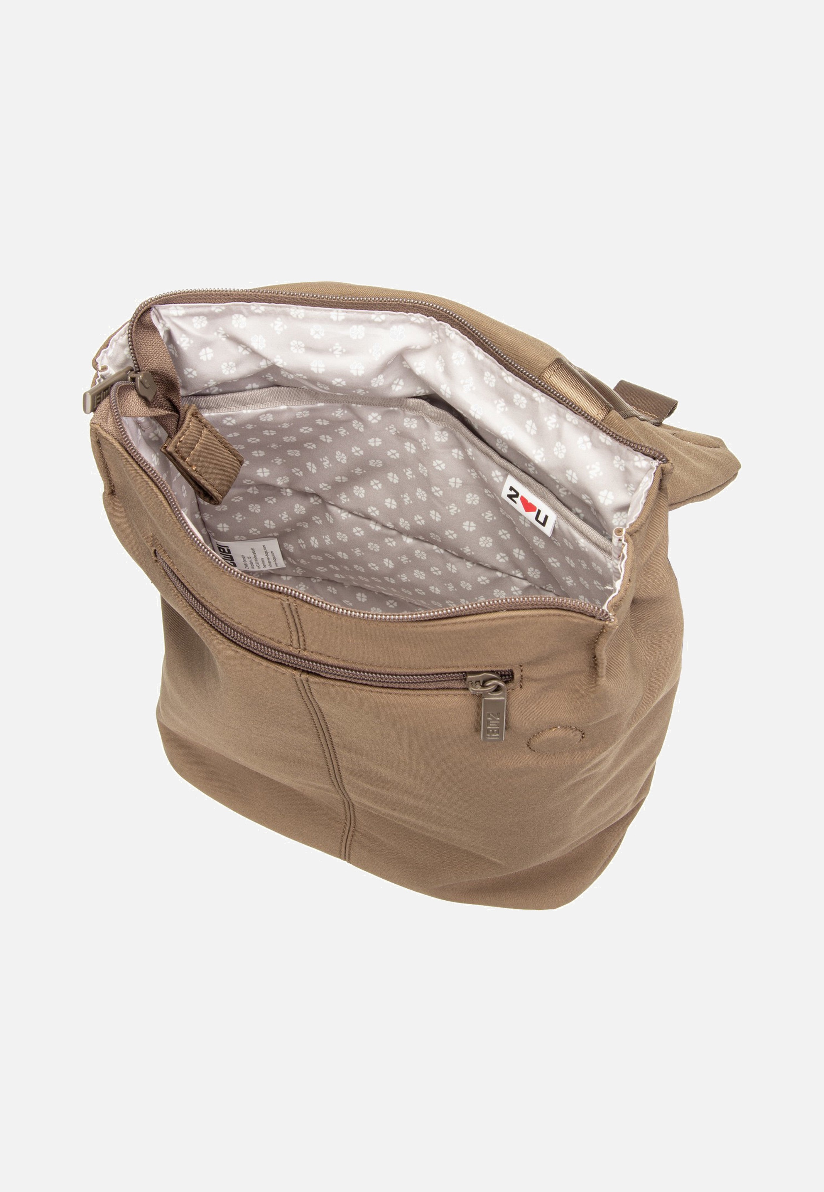 zwei Mademoiselle.Tex MRTX13 Brown Rucksack