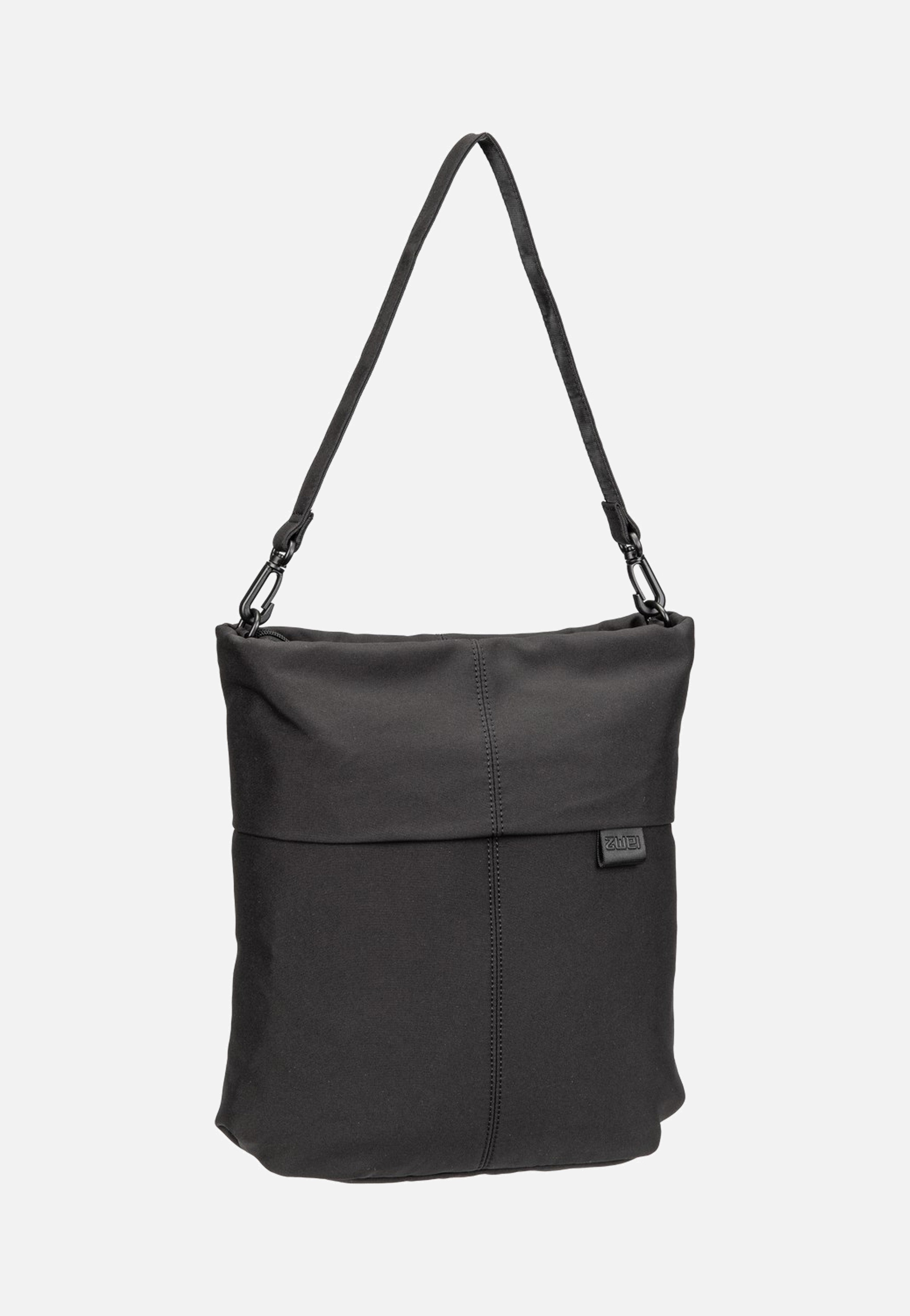 zwei Mademoiselle.Tex MTX12 Black Hobo Bag