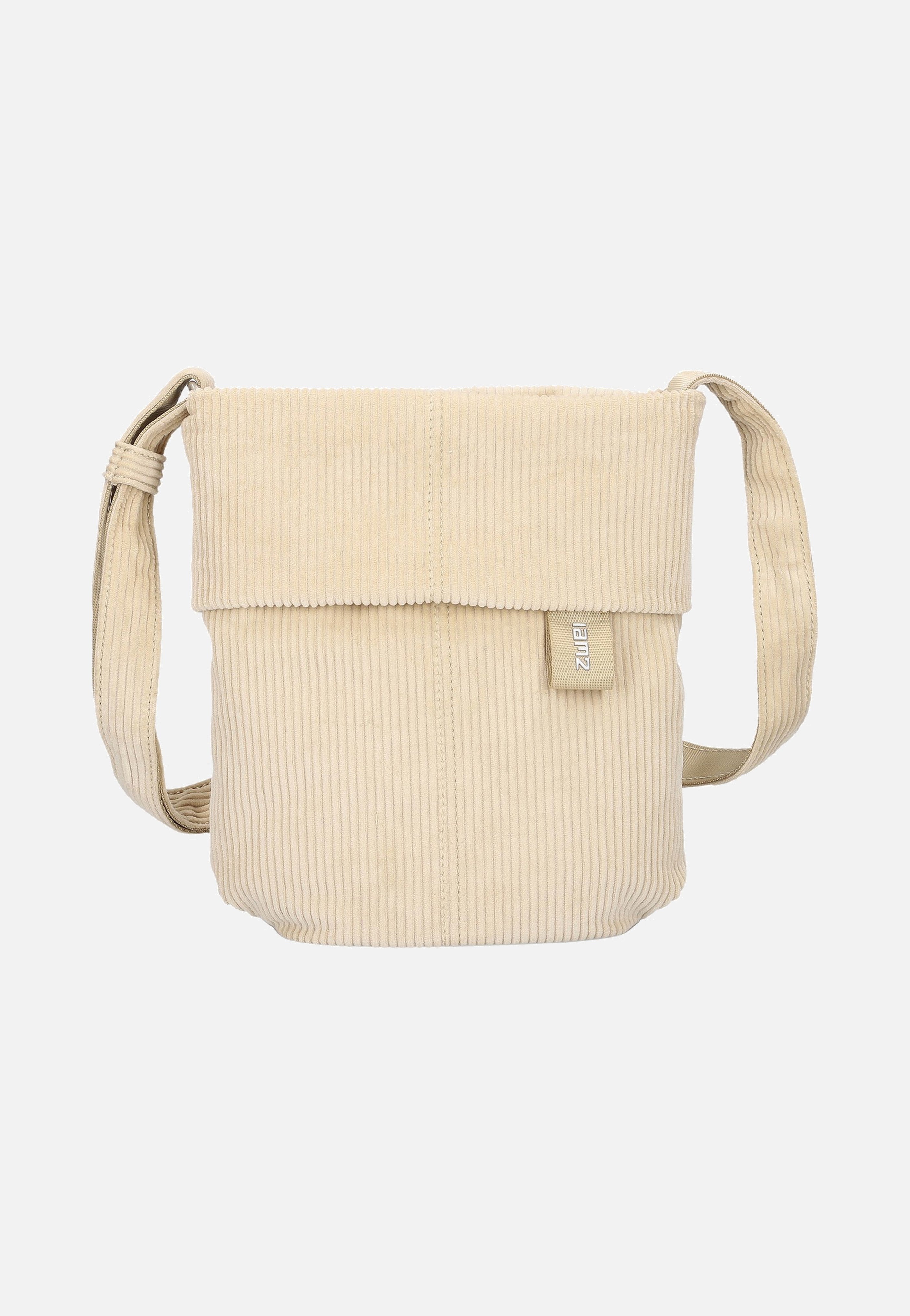 zwei Mademoiselle M45 Cord/Creme Umhängetasche