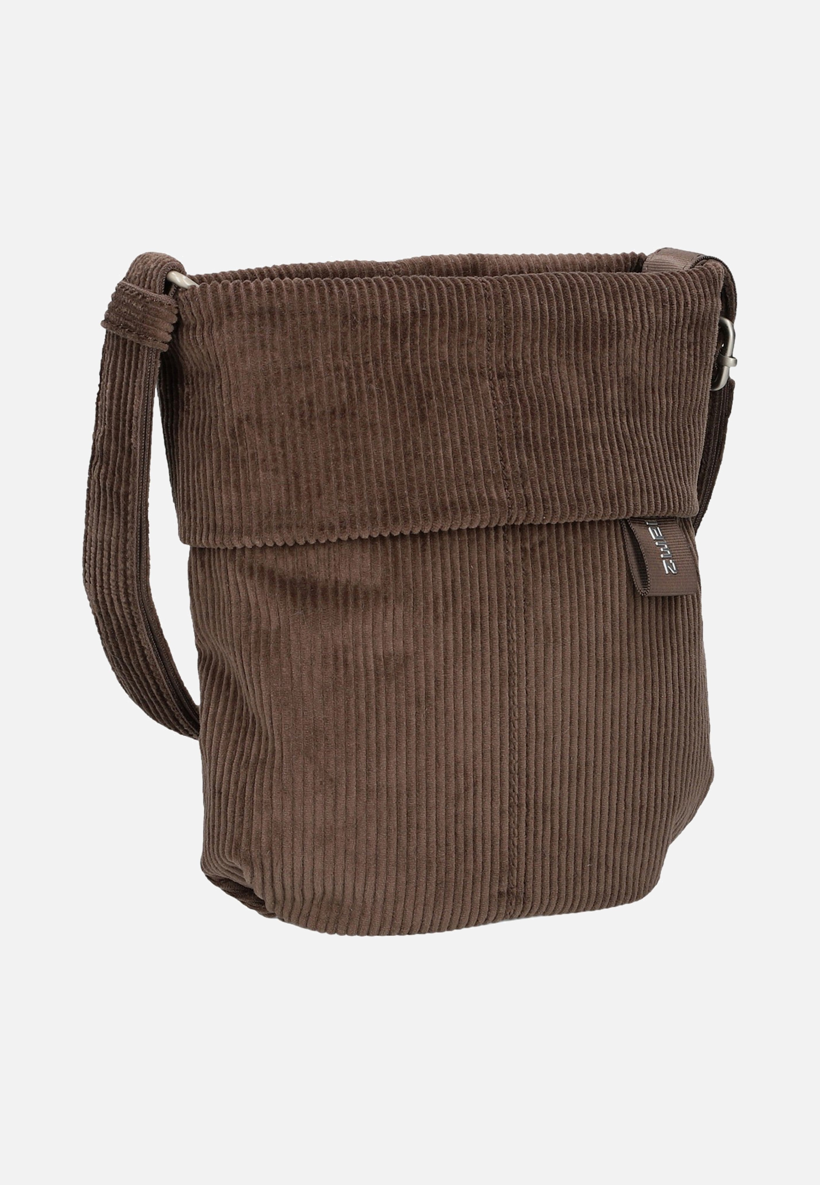 zwei - Mademoiselle M45 Cord/Wood - Crossbody Bag | Neutral-Image