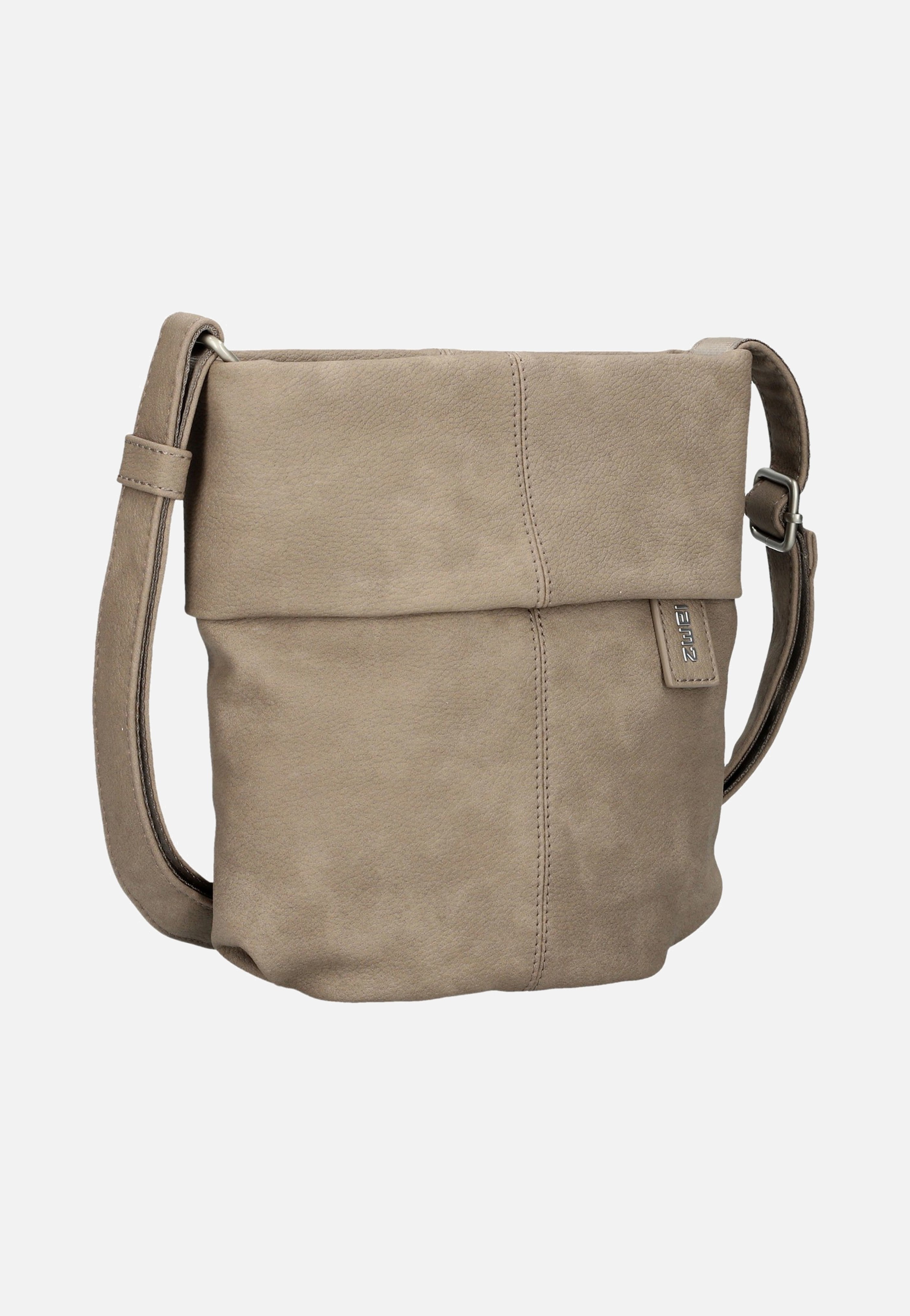 zwei Mademoiselle M45 Nubuk/Cappuccino Umhängetasche