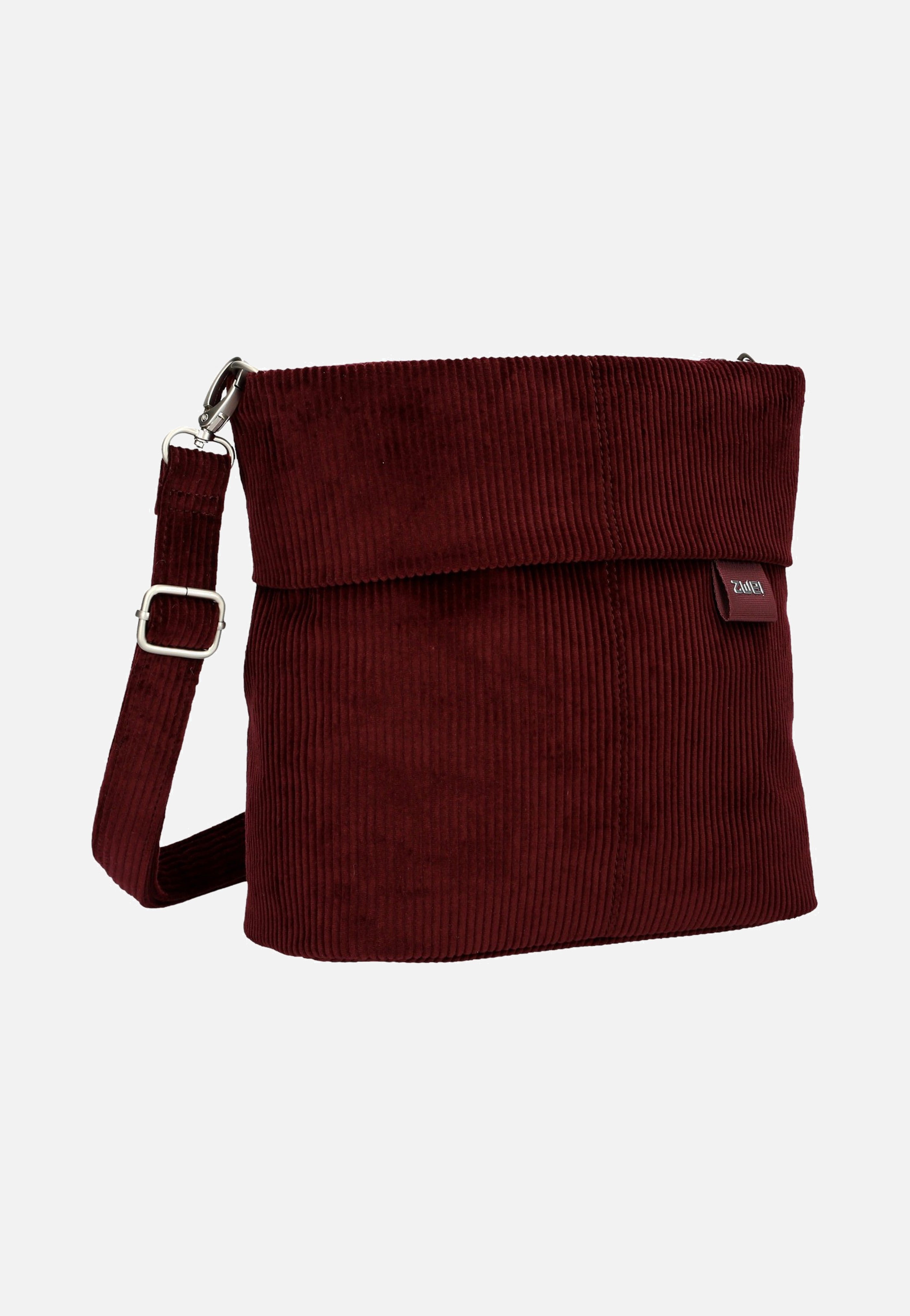 zwei Mademoiselle M8 Cord/Bordeaux Pouch Bag